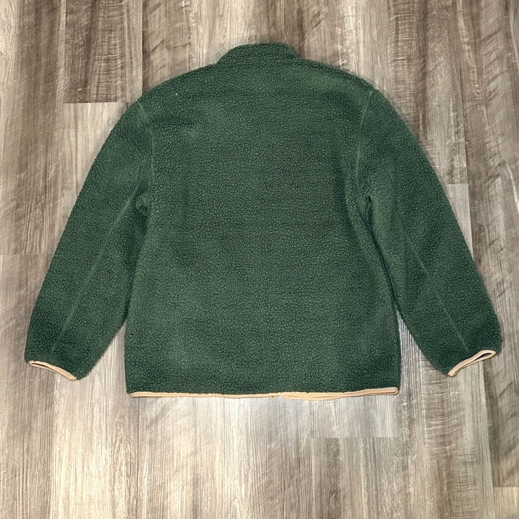 Scotch & Soda Scotch & Soda Jacket Pine Green Sherpa Full Zip Medium Men Quilted Size M Size US M / EU 48-50 / 2 - 2 Thumbnail