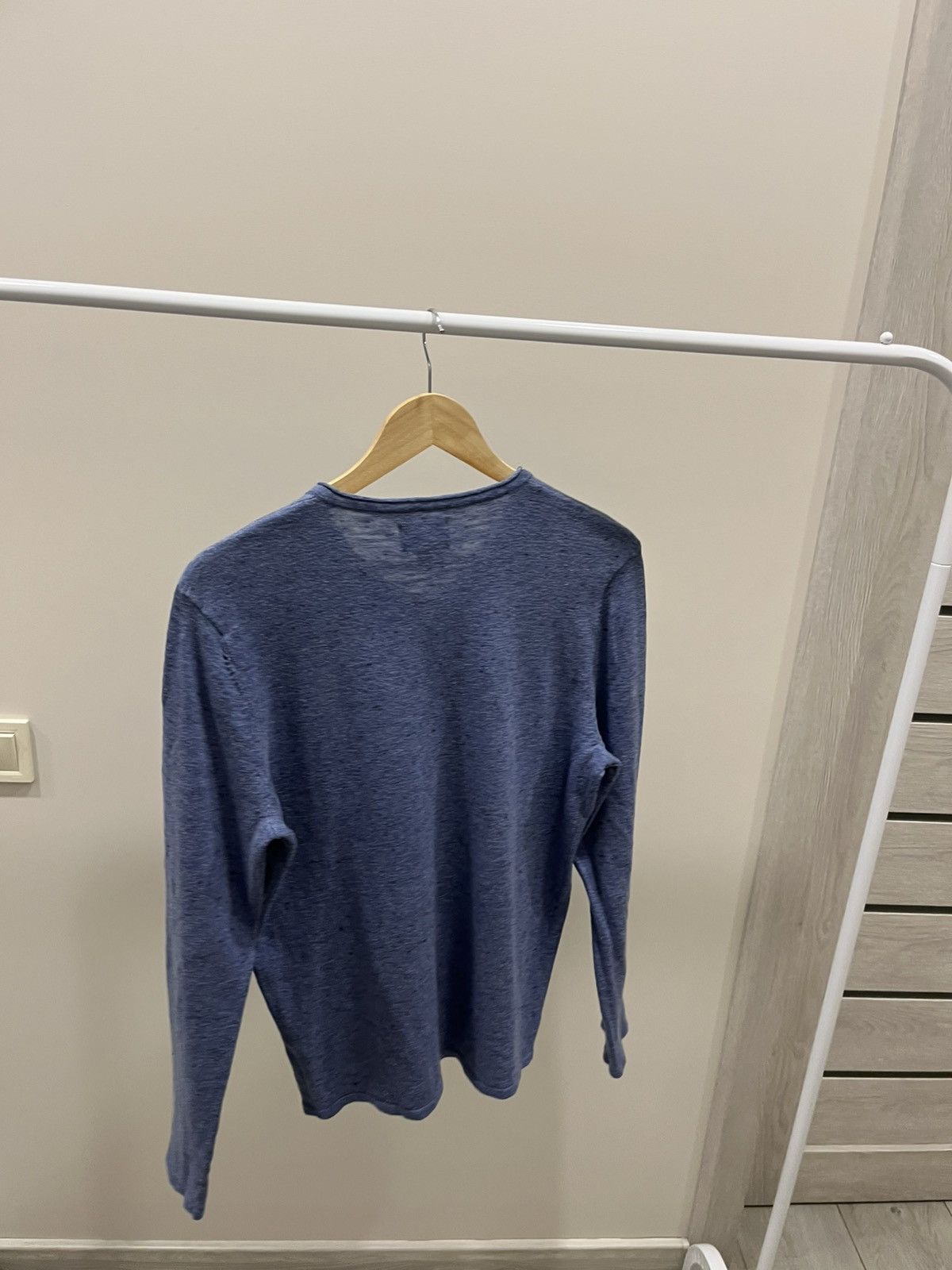 If Six Was Nine Abercrombie & Fitch Y2K Sweater Mens Blue Long Sleeve V Neck Size US M / EU 48-50 / 2 - 3 Thumbnail