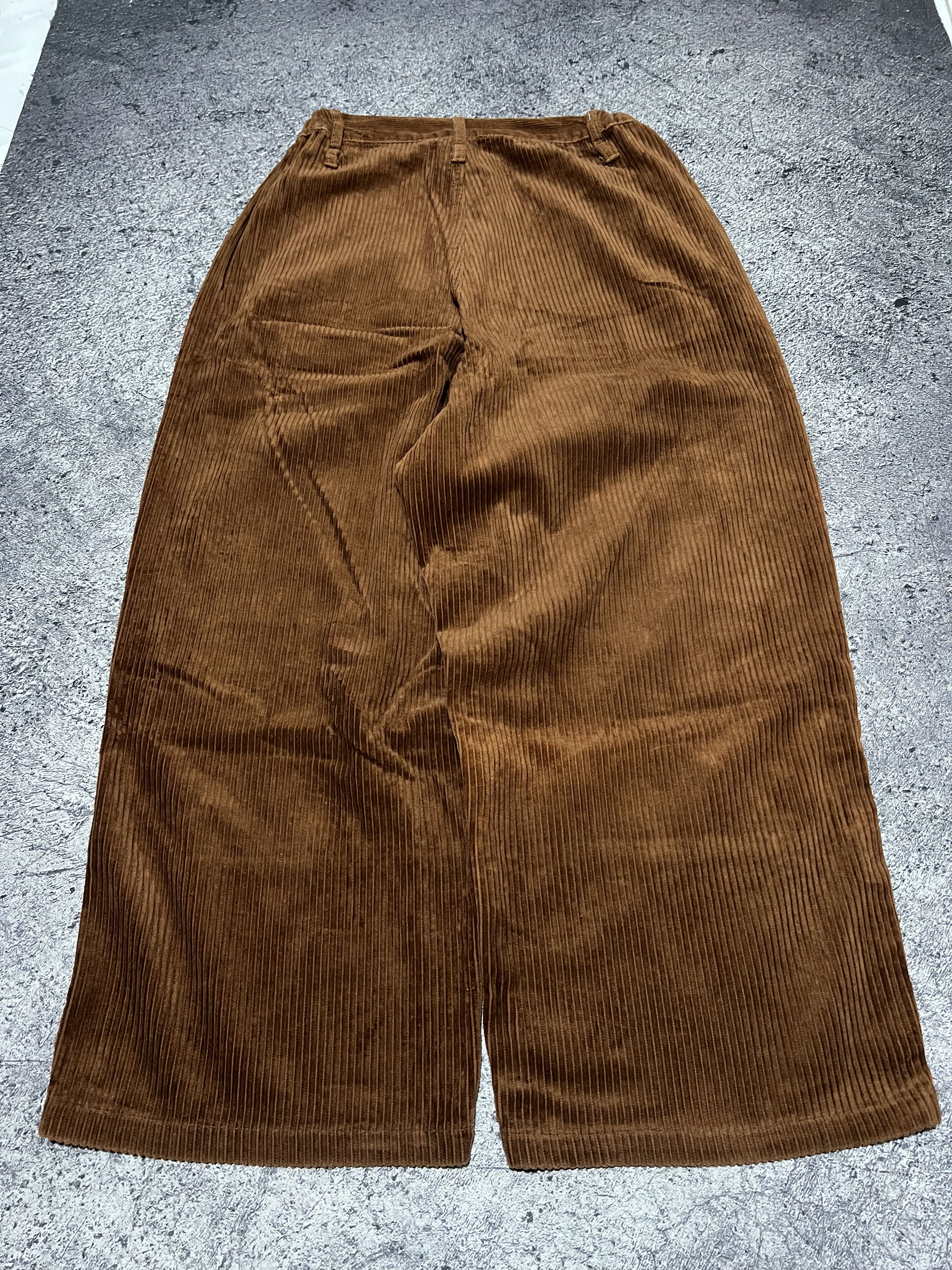 Japanese Brand 2000s Archival Niko Y's Junya Cdg Wide Baggy Corduroy y2k Size US 26 / EU 42 - 2 Thumbnail