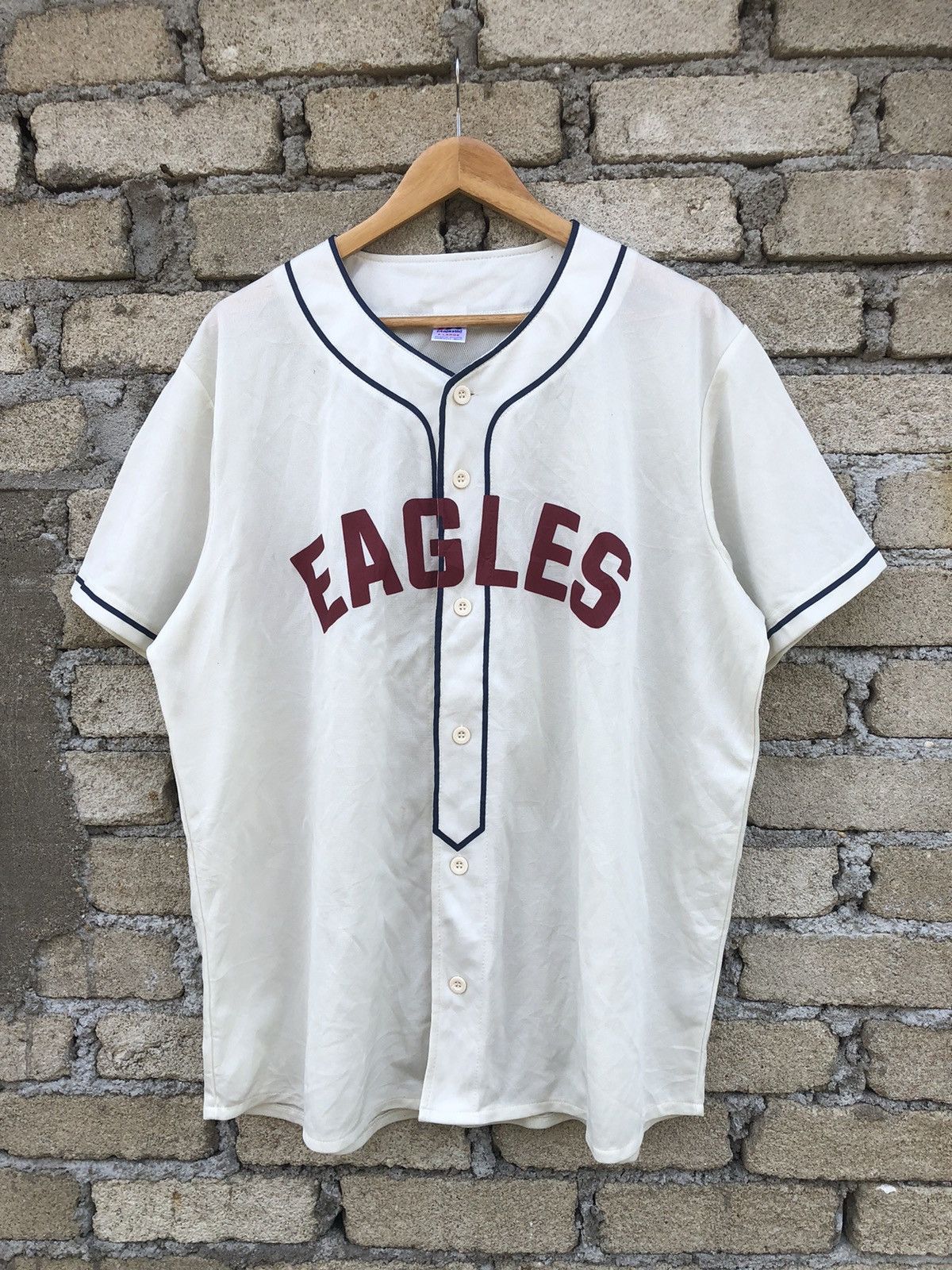 Majestic Vintage Majestic Eagles Baseball Jersey Size US XL / EU 56 / 4 - 1 Thumbnail