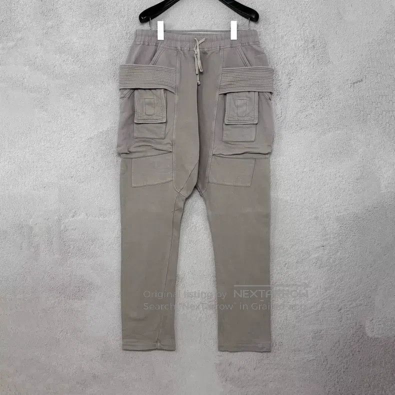 Rick Owens Rick Owens size m Multi-pocket double-loop drawstring cotto Size US 28 / EU 44 - 1 Thumbnail