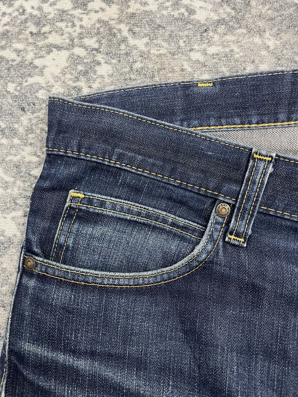 Wrangler Wrangler Authentic Western Jeans Leather Patch Size US 33 - 3 Thumbnail