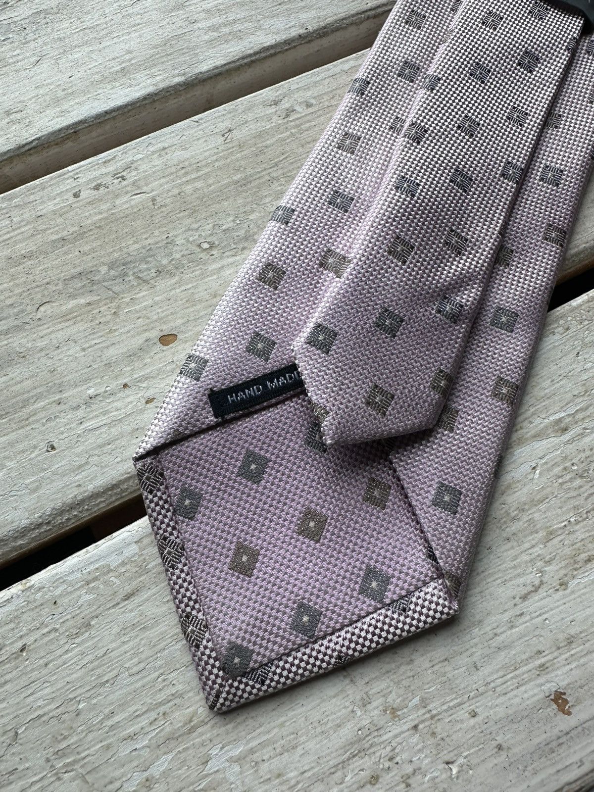 Bogner × Designer 🚨RARE BOGNER Tie old money style Burgundy luxury monogram Size ONE SIZE - 2 Thumbnail