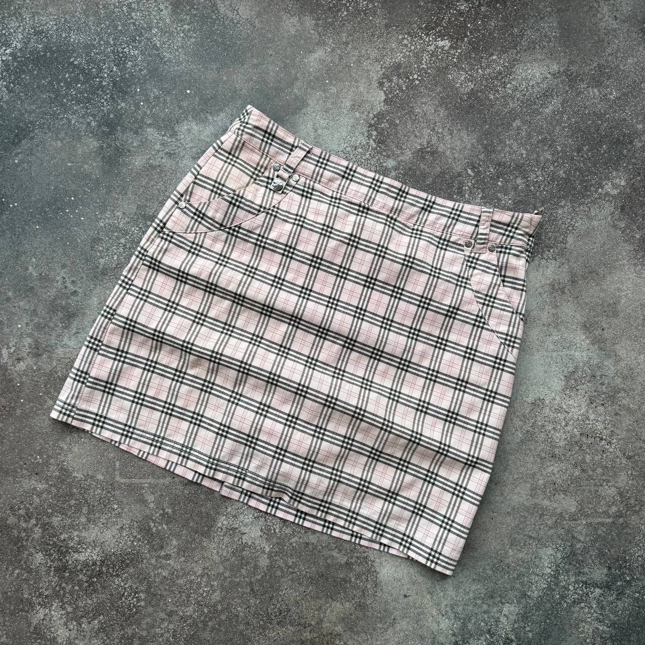 Hysteric Glamour × Japanese Brand × Vintage Amazing 2000’s Aesthetic Pink Nova Check Skirt Size 32" / US 10 / IT 46 - 1 Thumbnail