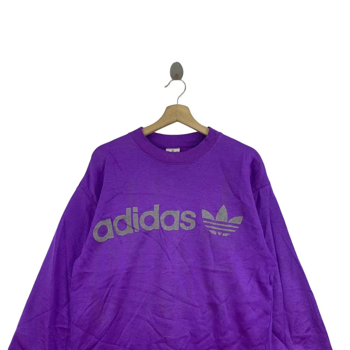 Adidas Vintage 90’ ADIDAS ORIGINALS DESCENTE Trefoil Purple Size L / US 10 / IT 46 - 5 Thumbnail