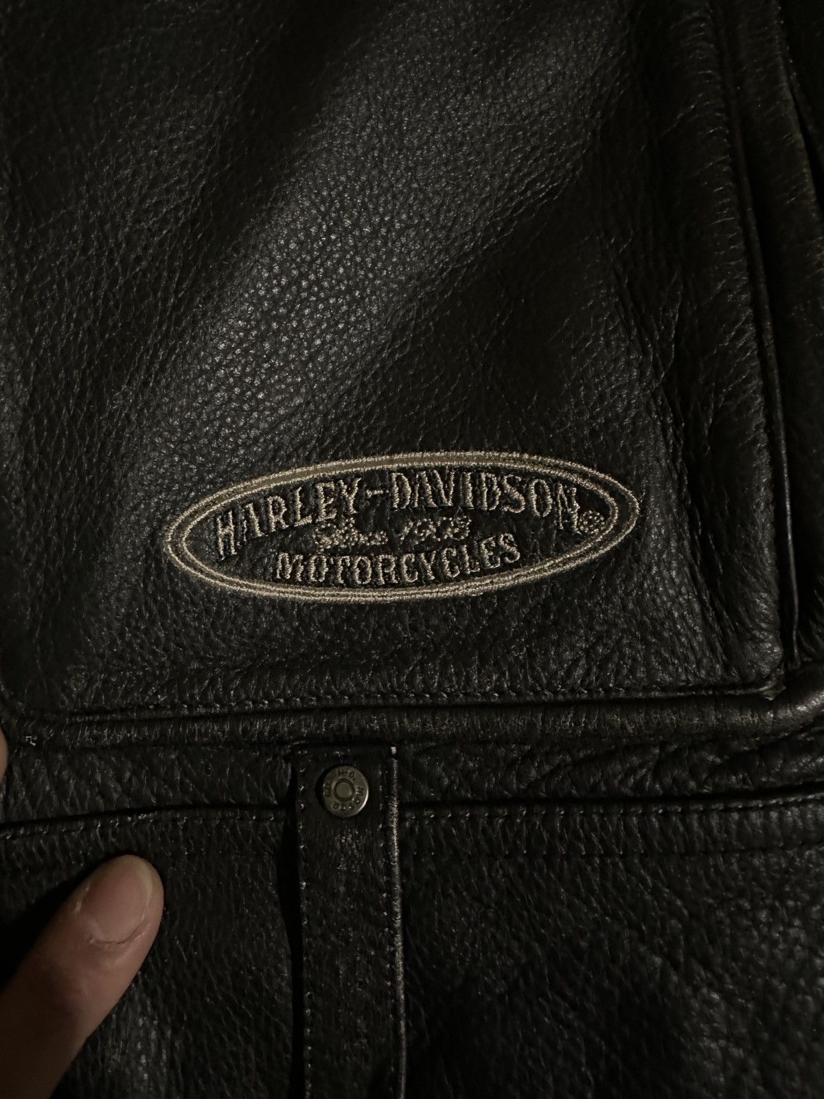 Harley Davidson Vintage Harley Leather Jacket Size US L / EU 52-54 / 3 - 4 Thumbnail