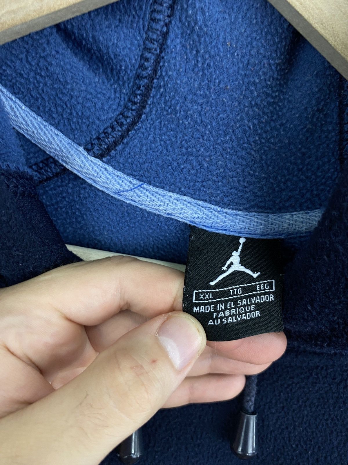 Jordan Brand 🇺🇸 Vintage 90s Jordan Fleece Hoodie Rare Retro USA Hype Y2K Size US M / EU 48-50 / 2 - 5 Thumbnail
