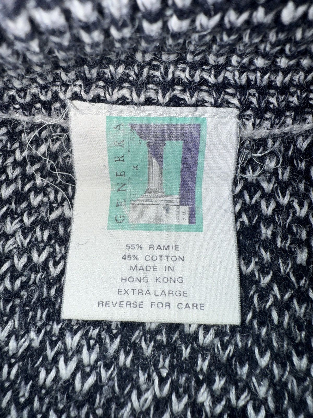 Vintage Vintage Textured Knit Boxy Sweater Size US XL / EU 56 / 4 - 4 Thumbnail