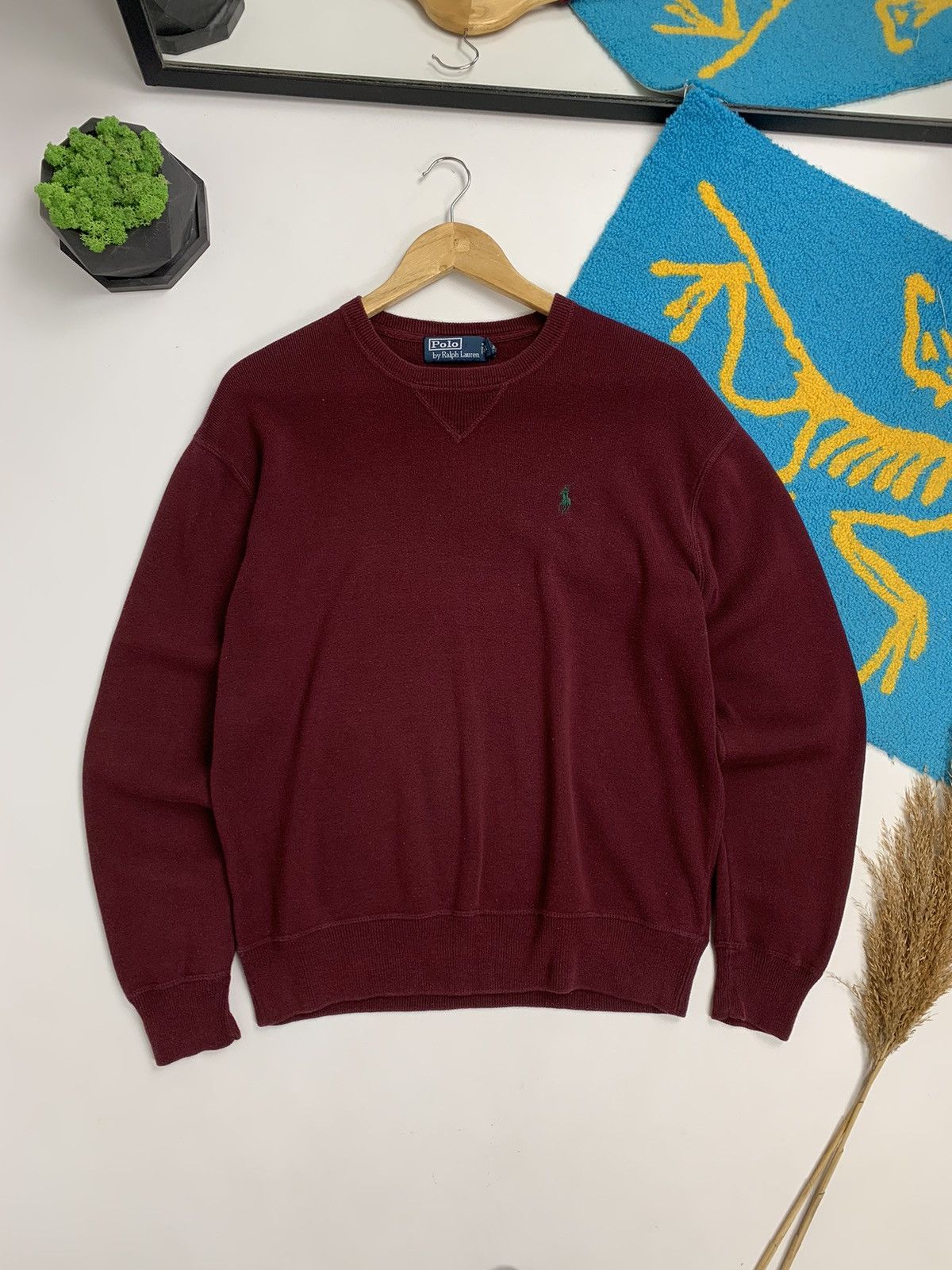 Ralph Lauren × Vintage Vintage 90’s Ralph Lauren Old Money Crew Neck Sweater Size US S / EU 44-46 / 1 - 1 Thumbnail