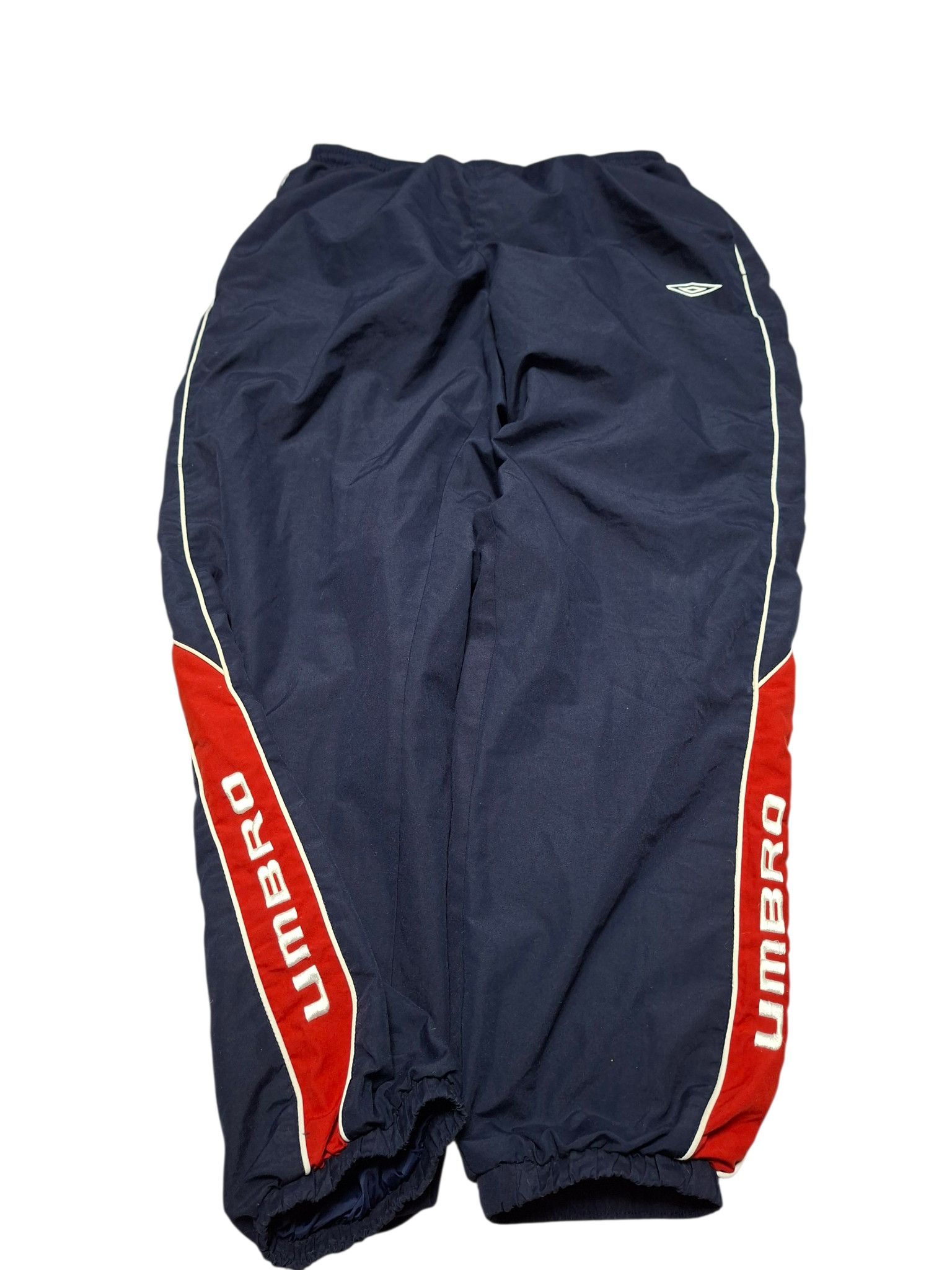 Umbro UMBRO VINTAGE BIG LOGO NYLON TRACK PANTS Size US 38 / EU 54 - 2 Thumbnail