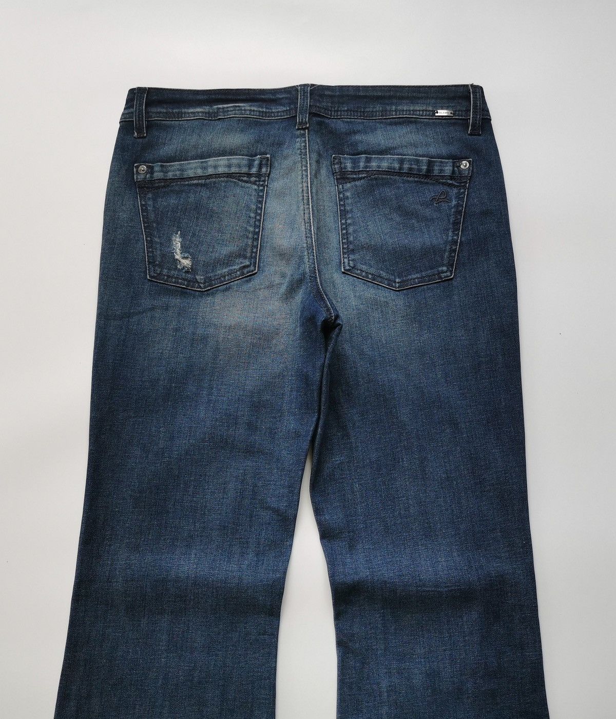 DL1961 DL1961 Joy High Rise Flare Bootcut Revolt Distressed Jeans Size 32" / US 10 / IT 46 - 7 Thumbnail