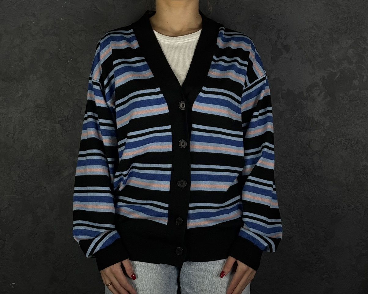 Marni × Uniqlo MARNI X Uniqlo Wool Striped Cardigan Sweater Men’s Size M Size M / US 6-8 / IT 42-44 - 1 Thumbnail