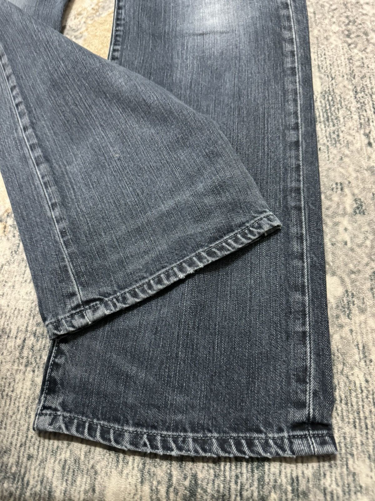 Levi's × Levi's Vintage Clothing × Vintage Vintage Levi’s 501 Distressed Blue Denim Jeans 34x35 Size US 34 / EU 50 - 3 Thumbnail