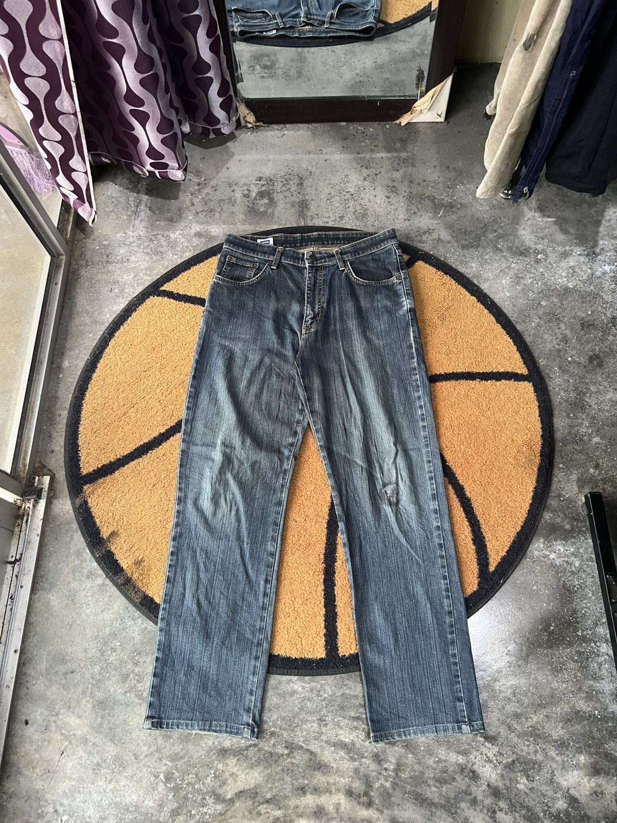 Edwin 🔥Vintage Edwin S403 Distressed Denim Size US 32 / EU 48 - 1 Thumbnail