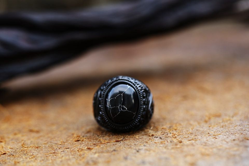 Japanese Brand × Vintage Black Thunder Ring Size ONE SIZE - 4 Thumbnail