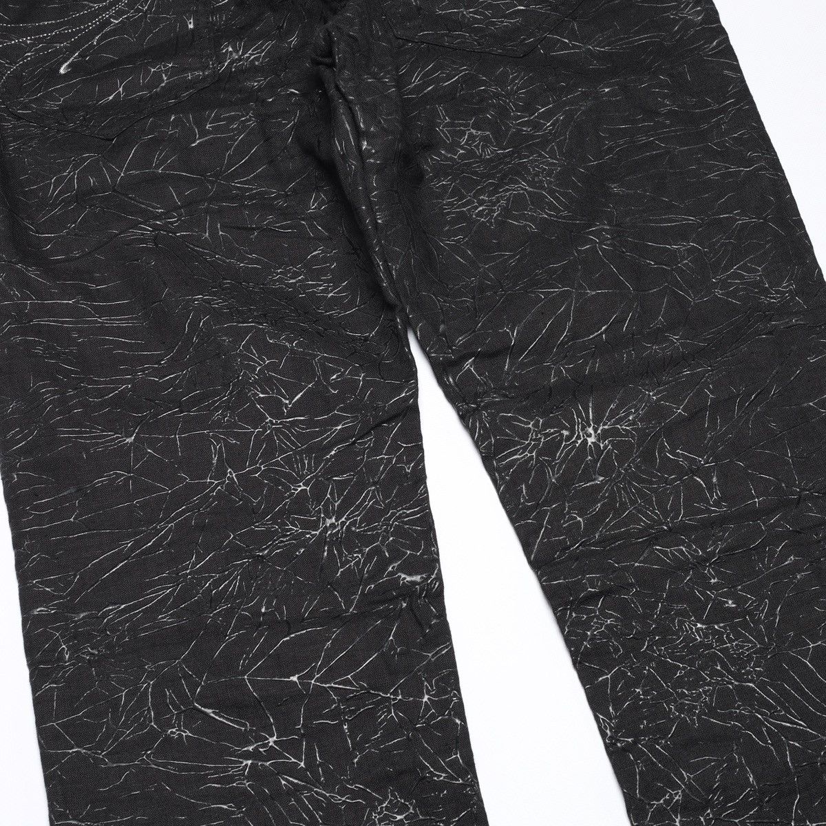 Roberto Cavalli Roberto Cavalli Vintage Printed Web Pants Black Size 27" / US 4 / IT 40 - 19 Thumbnail