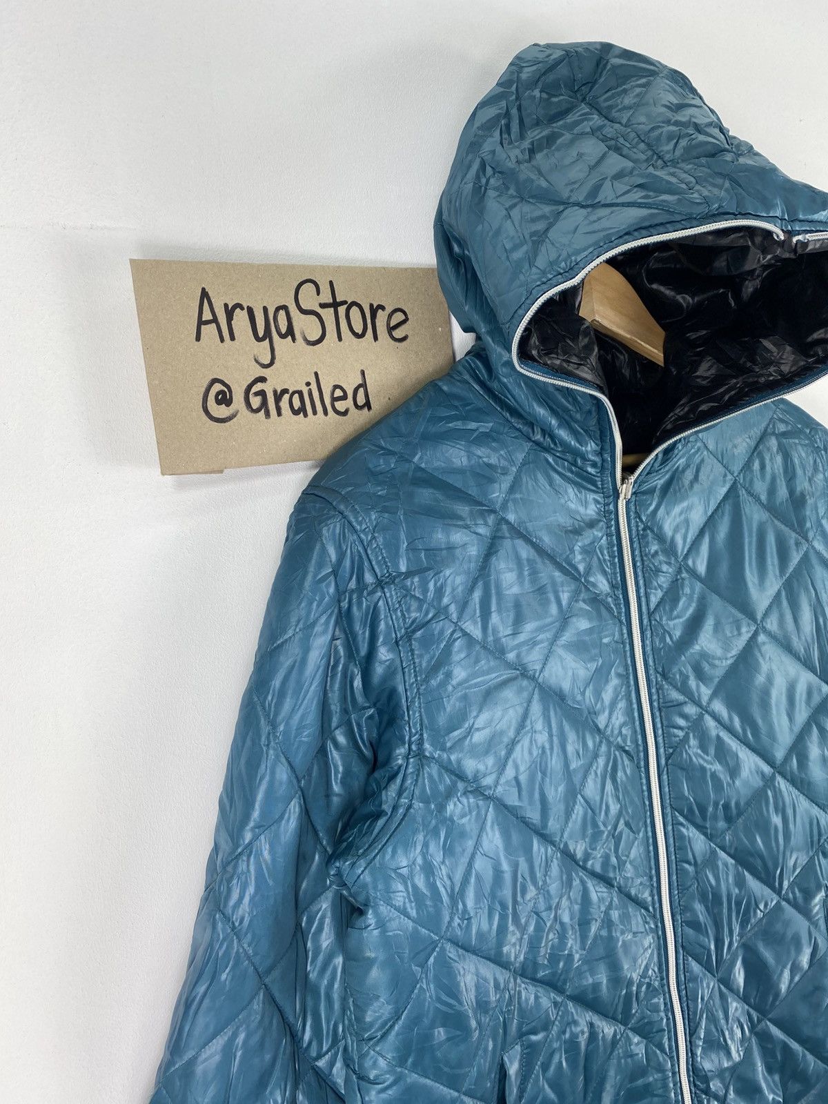 Converse Vintage Y2K Converse Quilted Puffer Zip Full Face Jacket Size US M / EU 48-50 / 2 - 2 Thumbnail