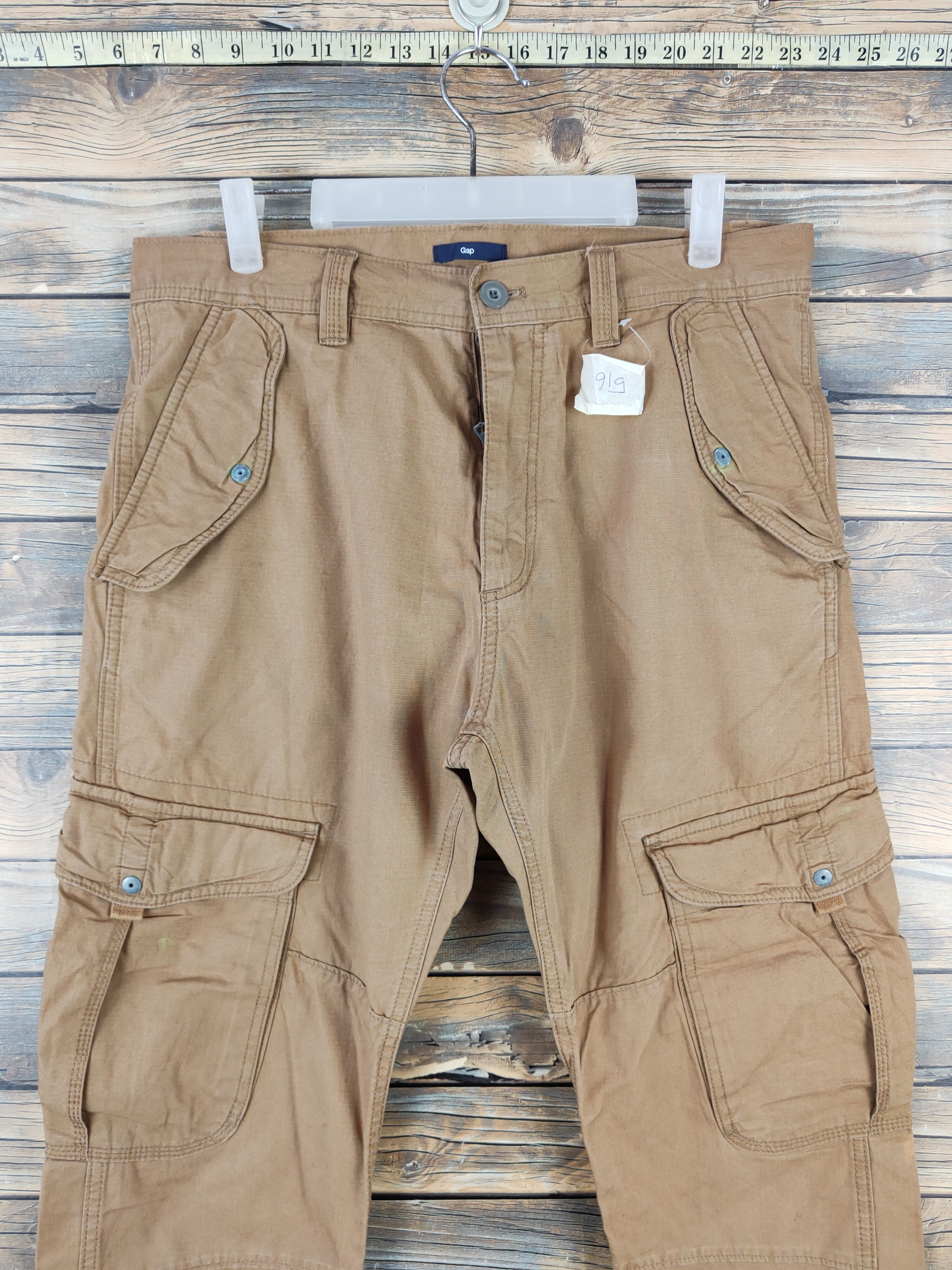 Gap DLL Gap Brown Multipocket Tactical Cargo Pants #516 Size US 33 - 2 Thumbnail
