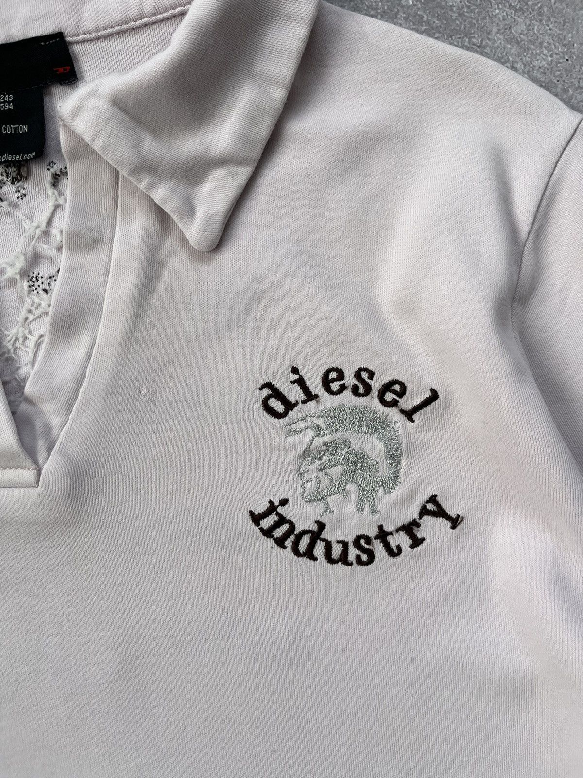 Diesel Vintage Diesel Longsleeve T-shirts Logo Y2K Avantgarde 90s Size M / US 6-8 / IT 42-44 - 3 Thumbnail