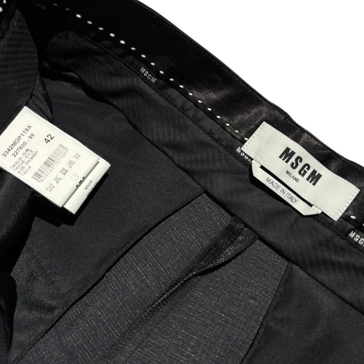 MSGM Glossy coated baggy cargo Size US 30 / EU 46 - 3 Thumbnail