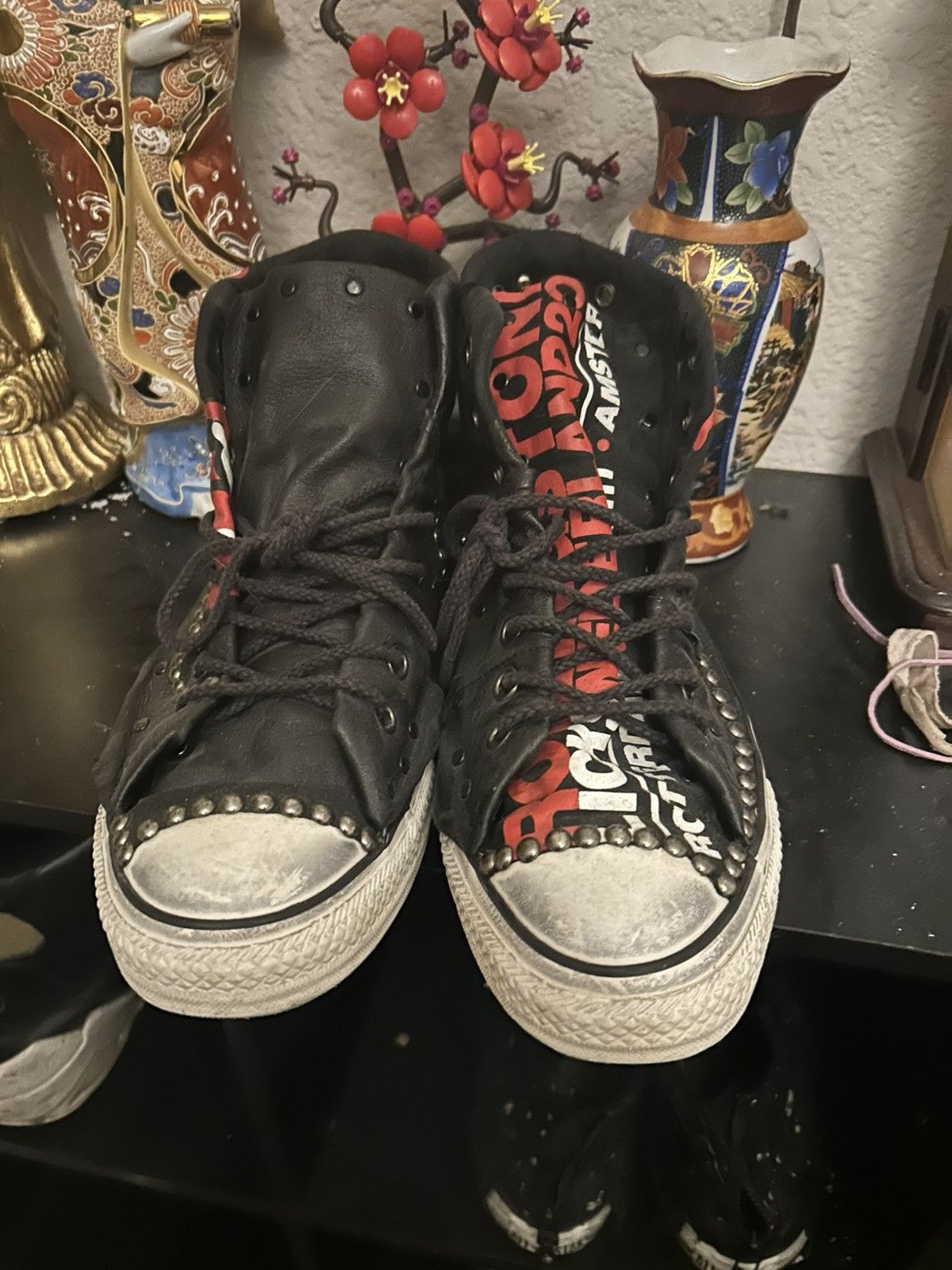 Japanese Brand Velvet jam rolling stones converse Size US 9 / EU 42 - 3 Thumbnail