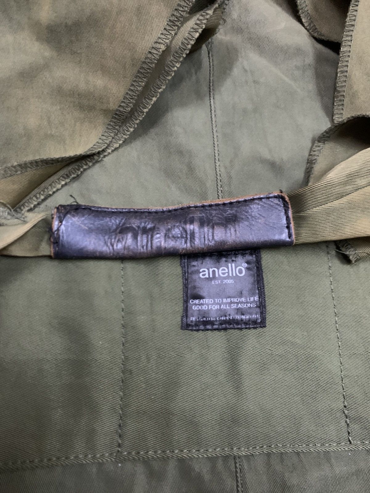 Other Anello V Tote Bag Olive Green Size ONE SIZE - 2 Thumbnail