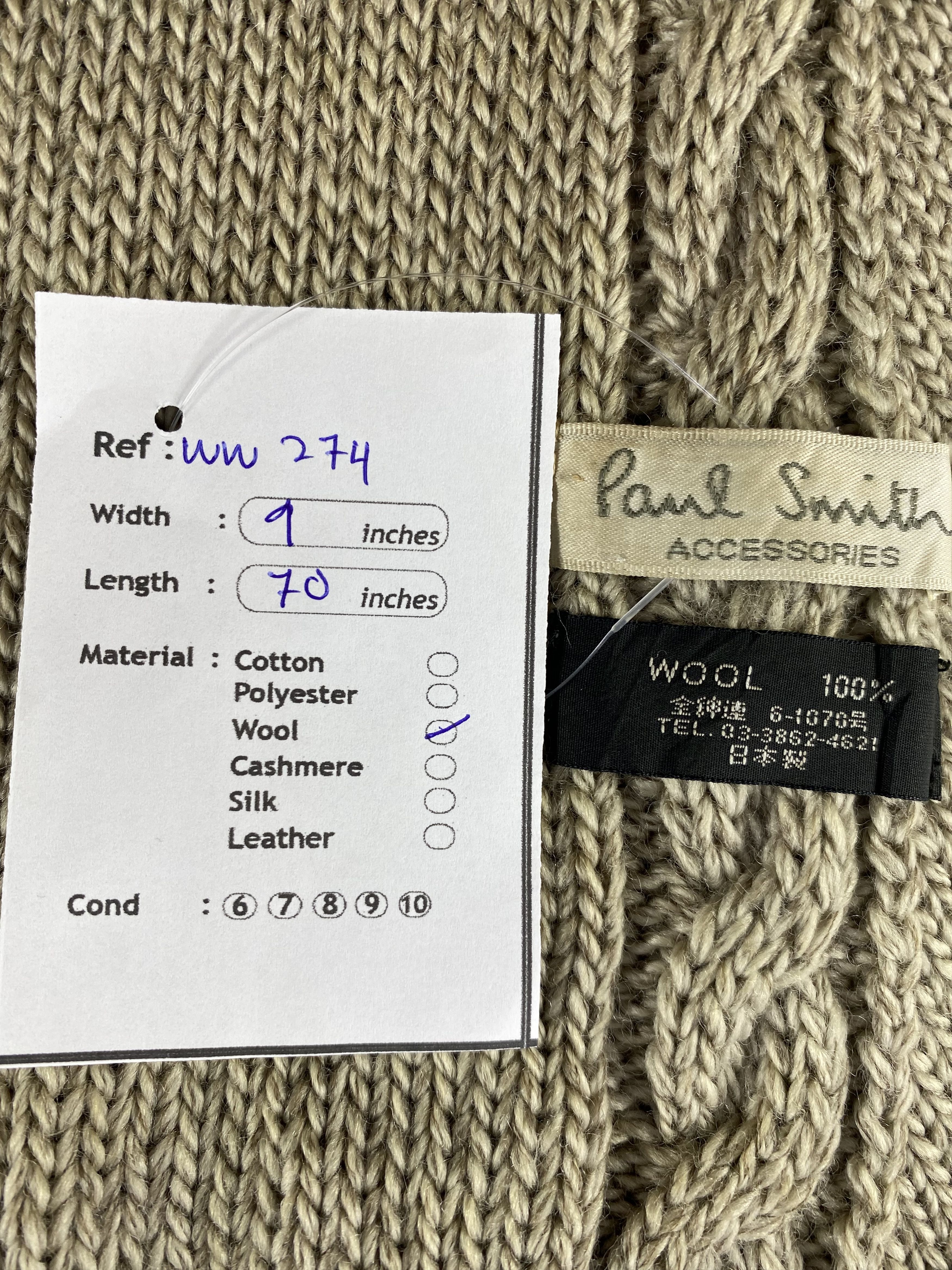 Paul Smith Paul Smith Scarf / Muffler / Neckwear - WW274 Size ONE SIZE - 8 Thumbnail