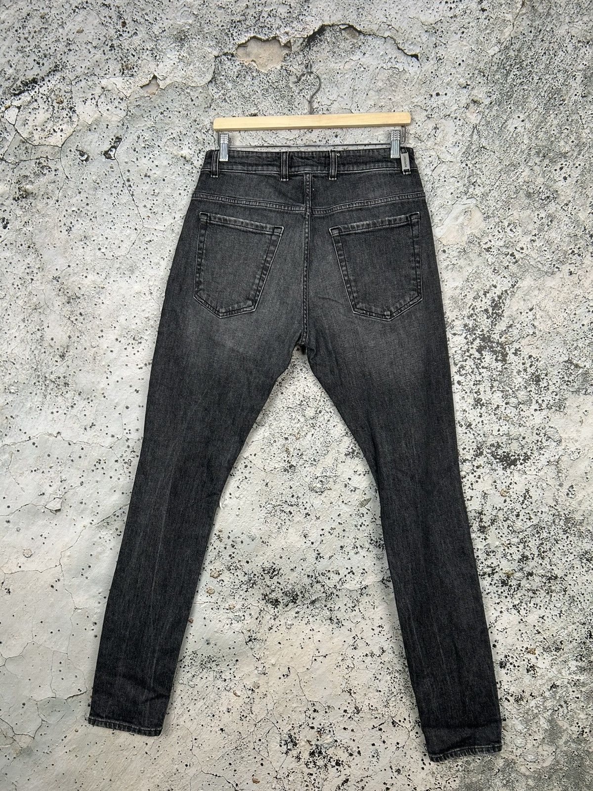 Represent Clo. Represent Washed Black Skinny Jeans Denim Streetwear Rock Size US 34 / EU 50 - 4 Thumbnail