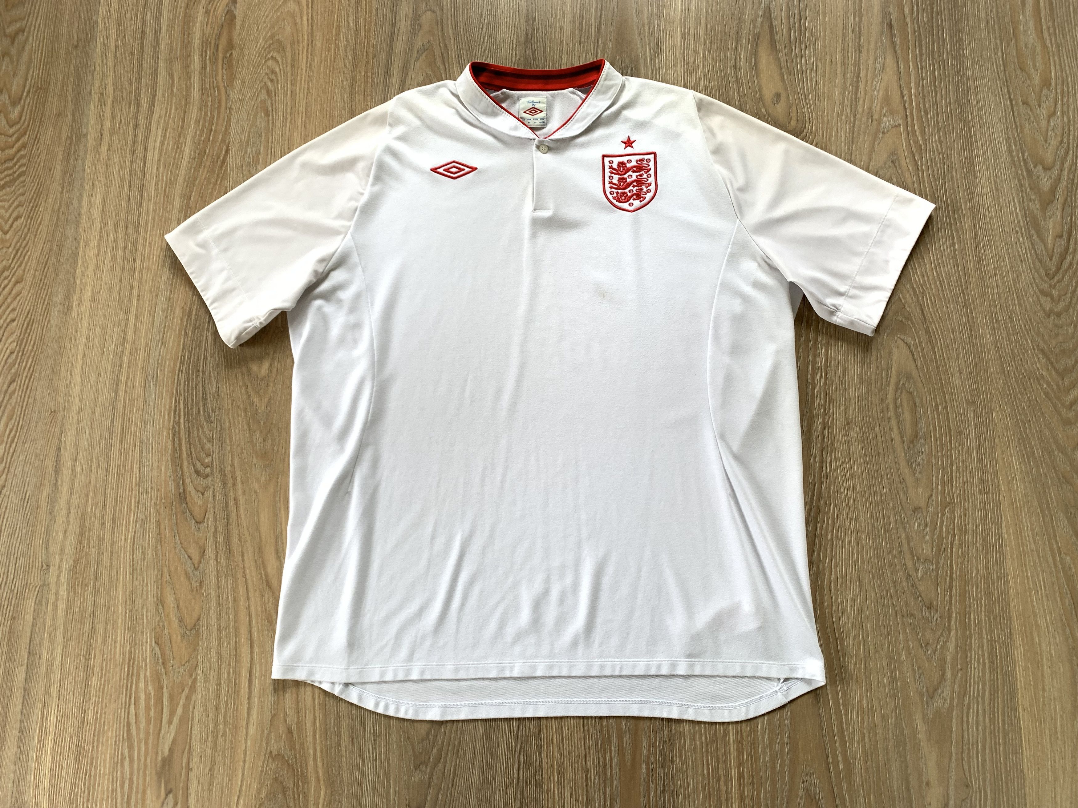 Umbro × Vintage Umbro England Training Polo Jersey T Shirt Size US L / EU 52-54 / 3 - 2 Thumbnail