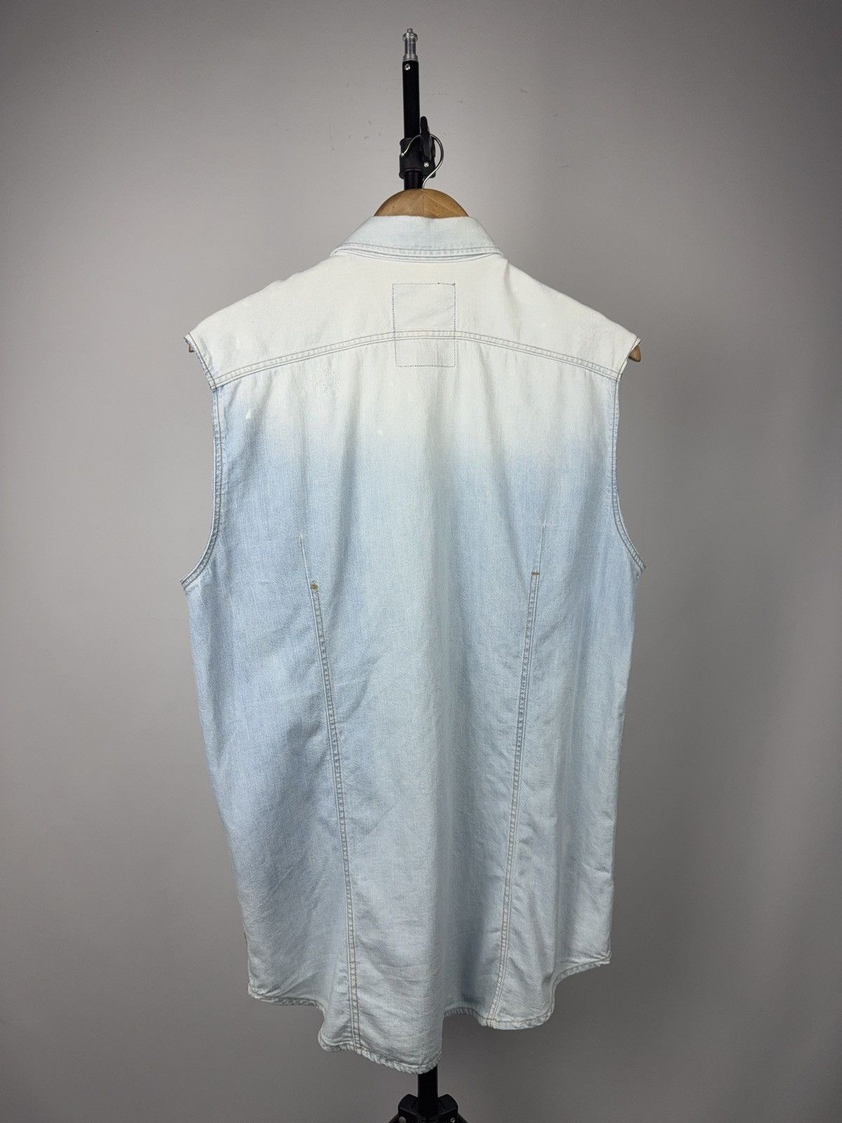 G-Star 00s G-Star RAW Western Sleeveless Light Wash Denim Shirt S Size US S / EU 44-46 / 1 - 10 Thumbnail