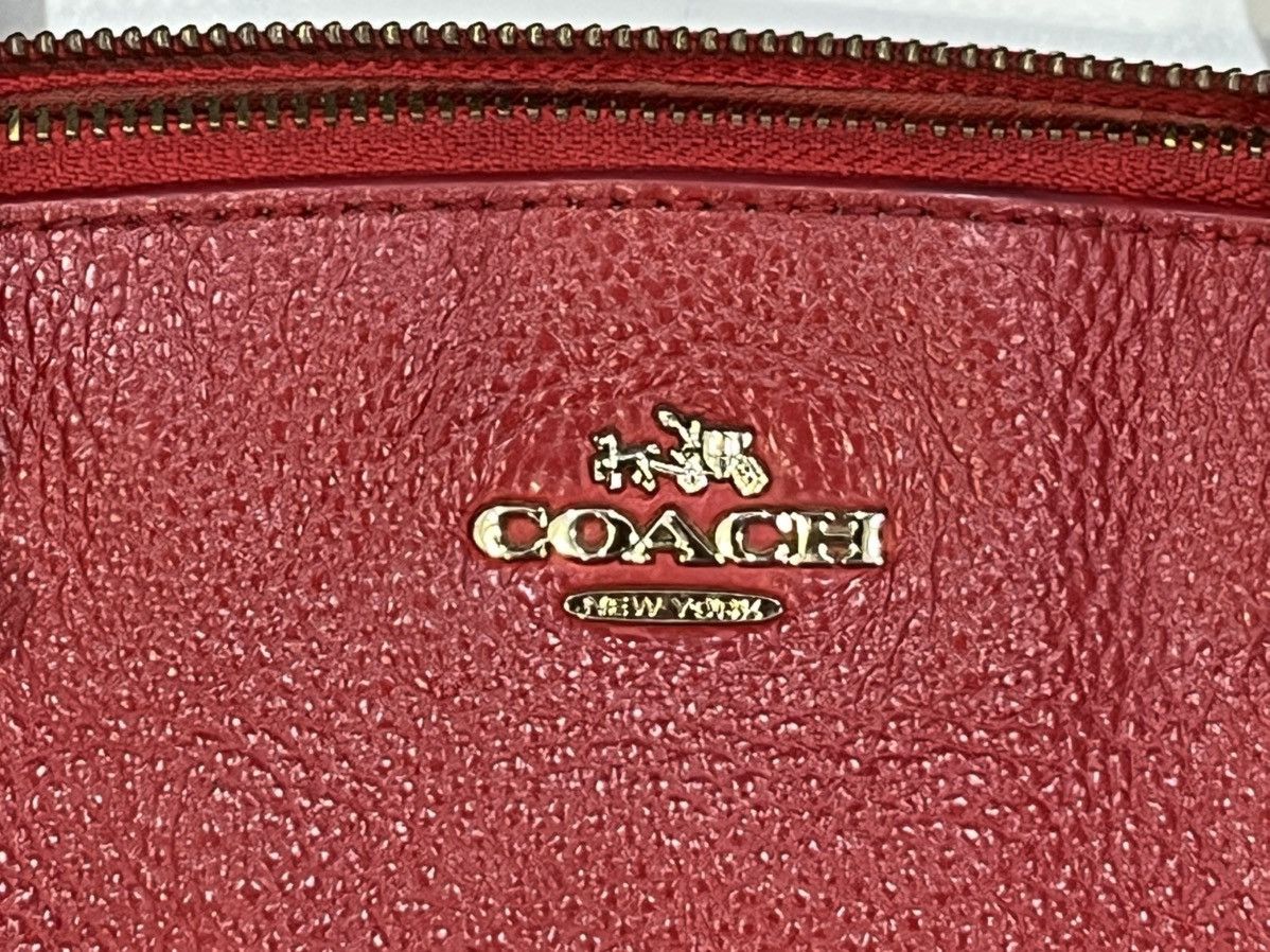 Coach Coach Small Kelsey Satchel Red Pebbled Bags Size ONE SIZE - 8 Thumbnail
