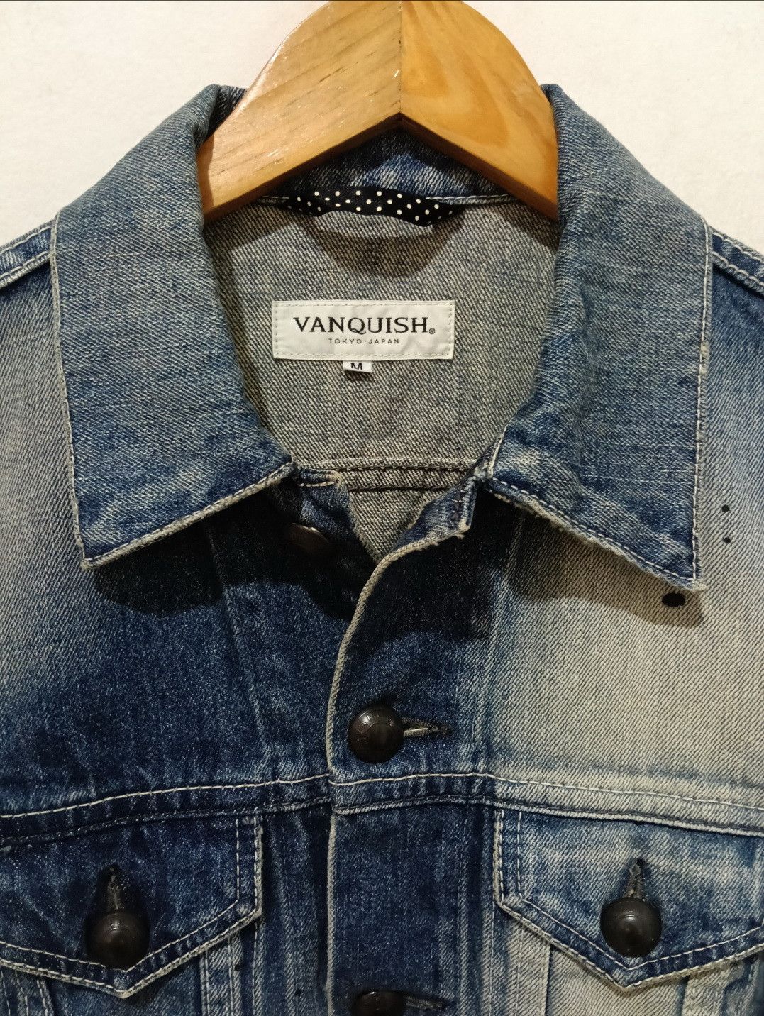 Vanquish VANQUISH Tokyo Japan Trucker Denim Jacket Size US M / EU 48-50 / 2 - 5 Thumbnail