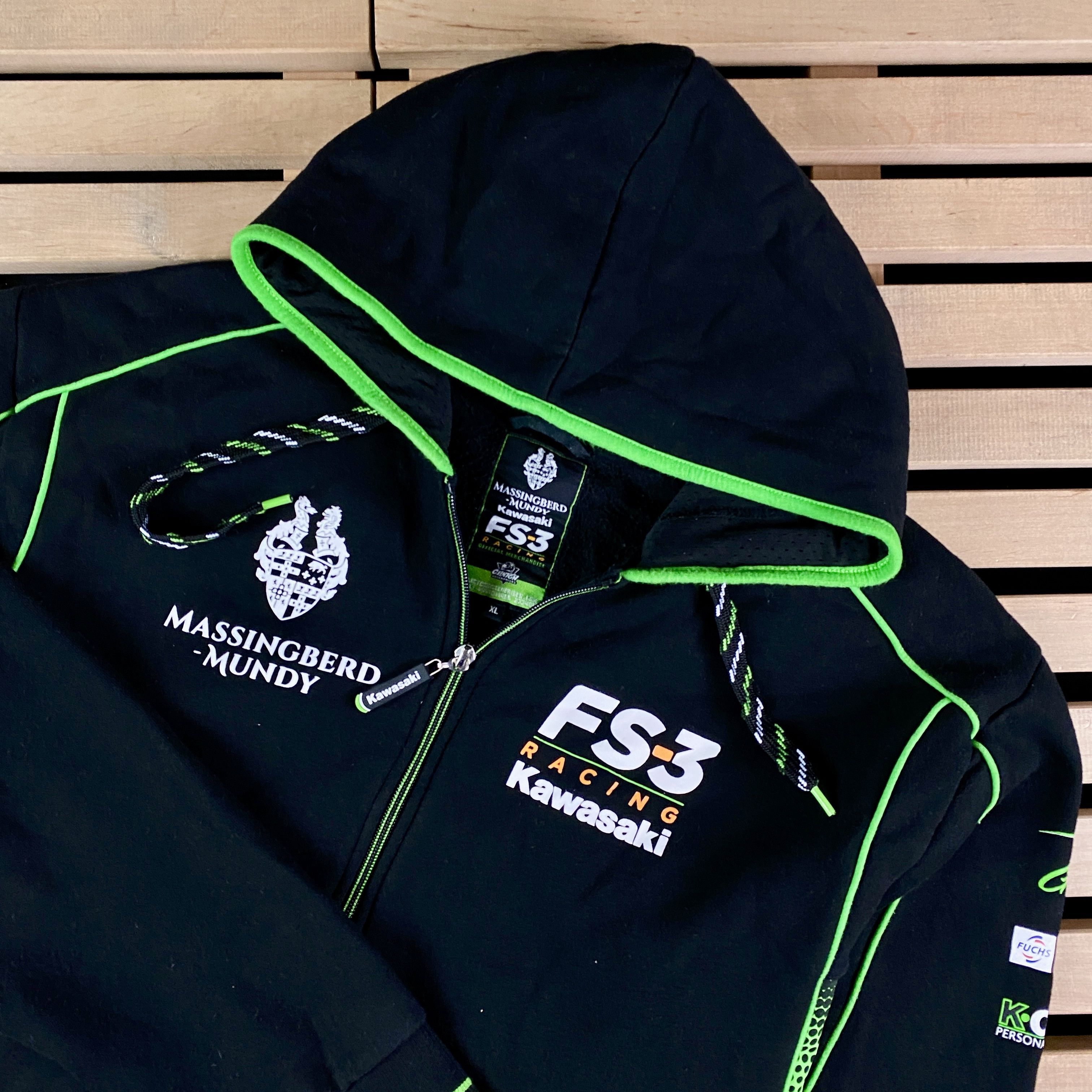 Other Mens Hoodies Full Zip Kawasaki Racing FS-3 Size XL Size US XL / EU 56 / 4 - 3 Thumbnail