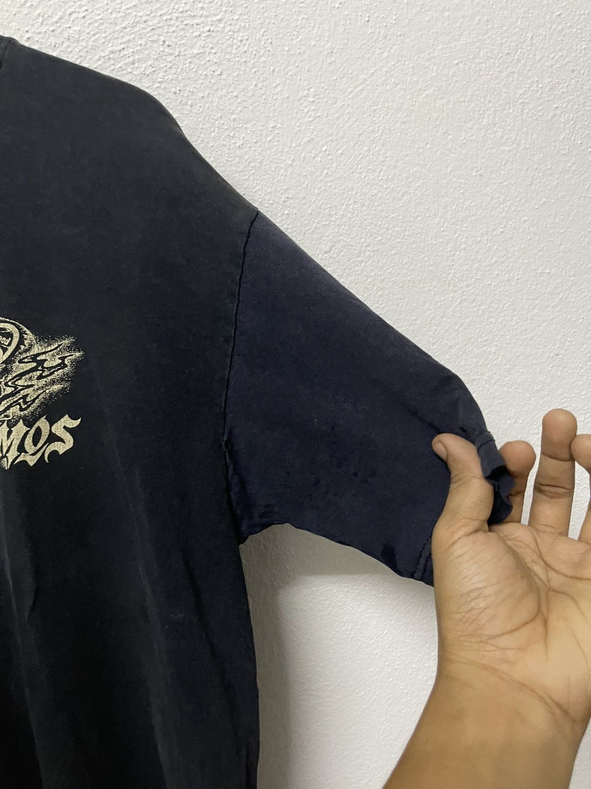 Other VINTAGE MOON EYES “WILDMAN” SKULL CROSS DISTRESSED SHIRT Size US L / EU 52-54 / 3 - 17 Thumbnail