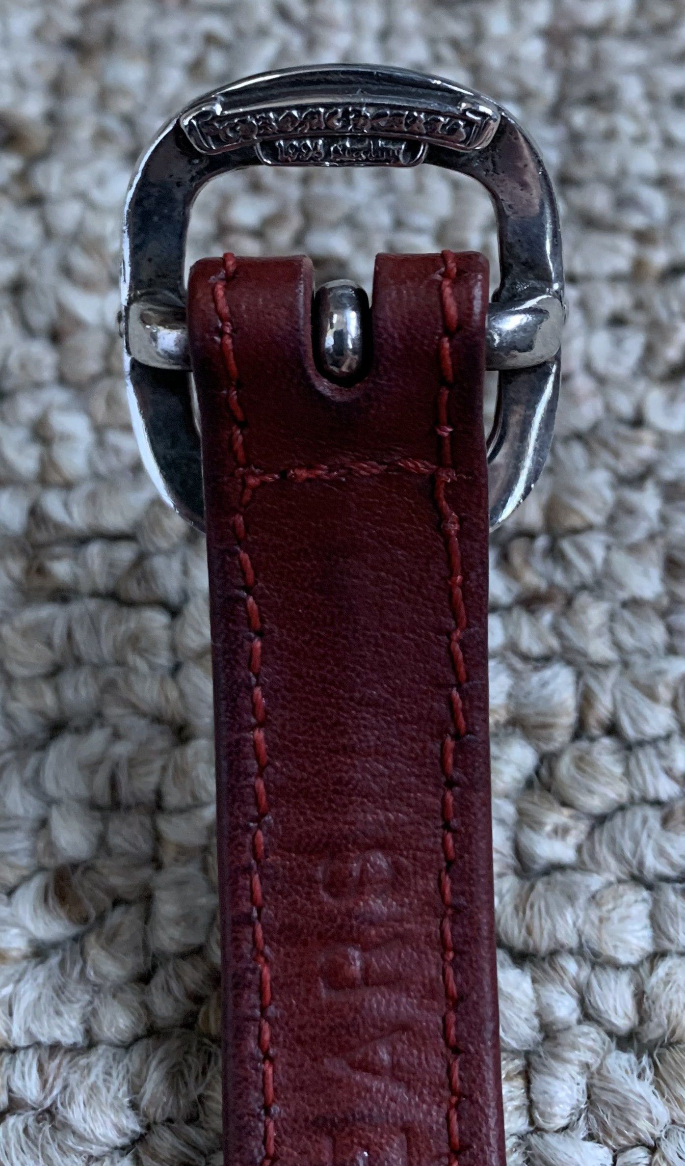Chrome Hearts Chrome Hearts 15th Anniversary Leather Silver Bracelet Size ONE SIZE - 10 Thumbnail