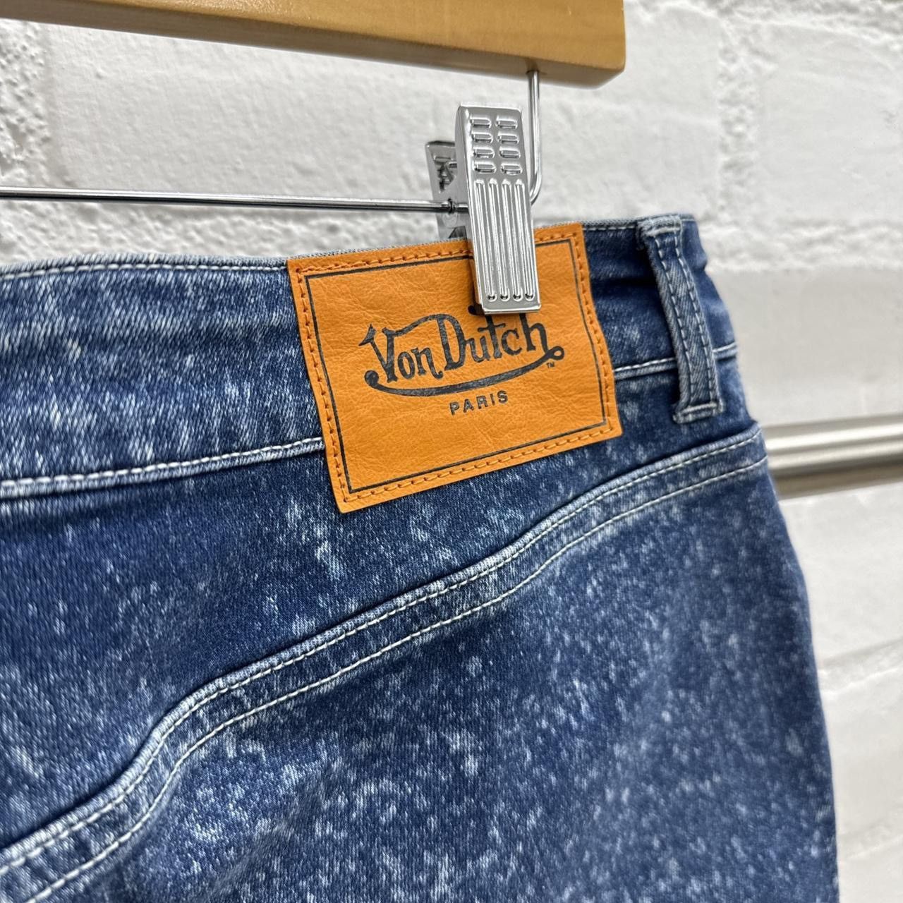 Von Dutch Von Dutch Paris Jeans W34 L30 Blue Acid Wash Logo NWT Size US 34 / EU 50 - 4 Thumbnail
