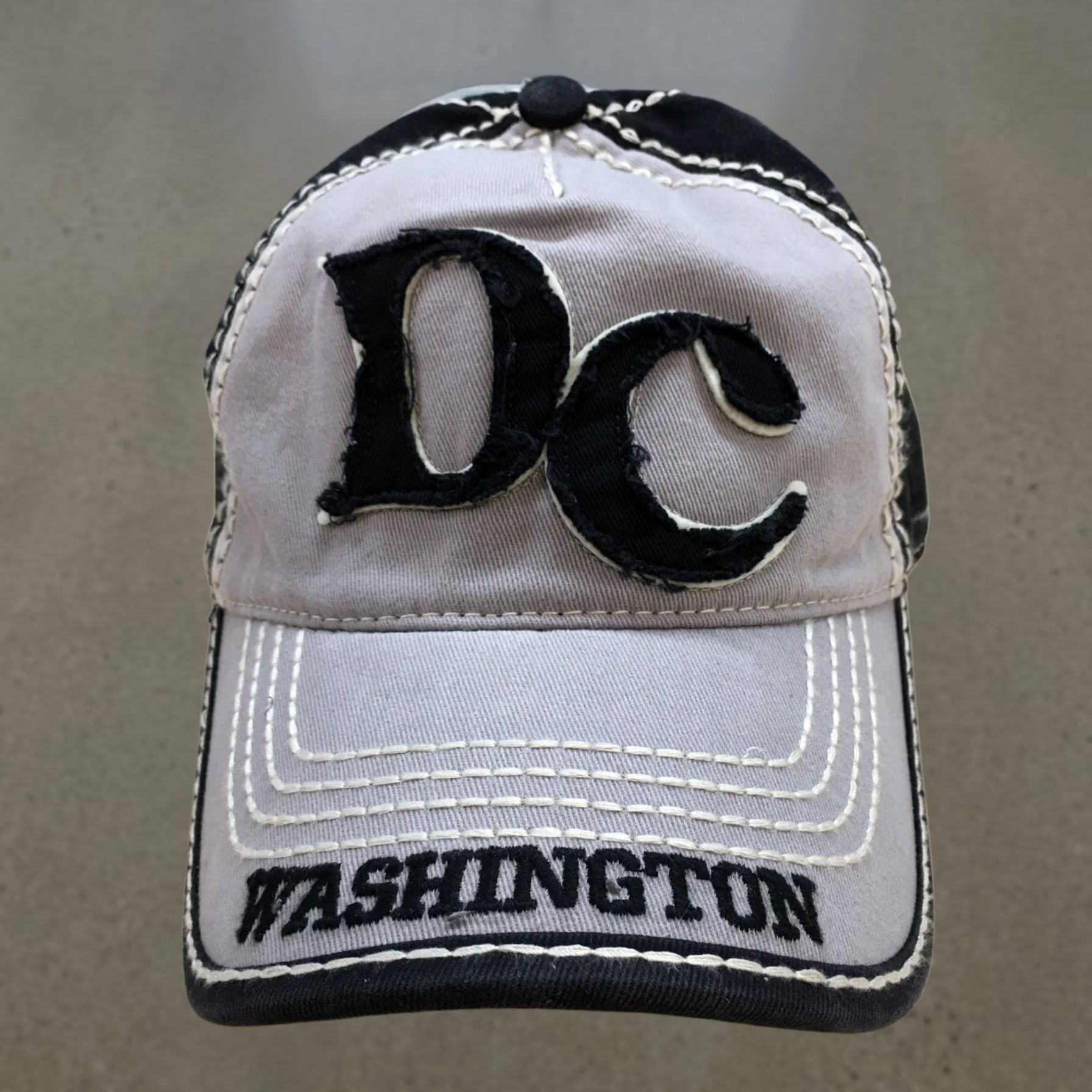 Vintage Washington DC Robin Ruth Baseball Cap Mens Black Gray OS Embroidered Logo NEW Size ONE SIZE - 1 Thumbnail