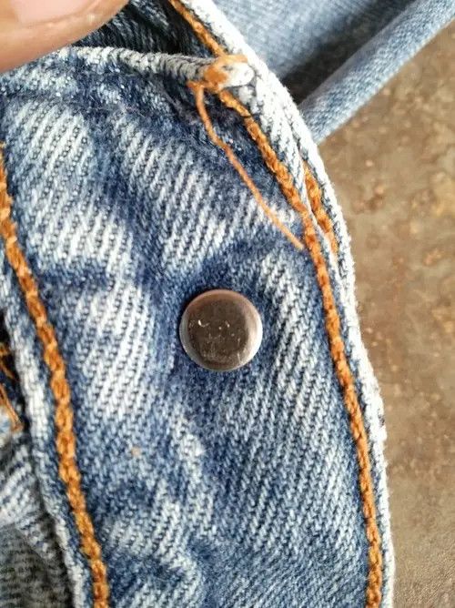 Levi's 90s Vintage Levis 501 Made In USA Distressed Jeans 38x30 Size US 38 / EU 54 - 8 Thumbnail