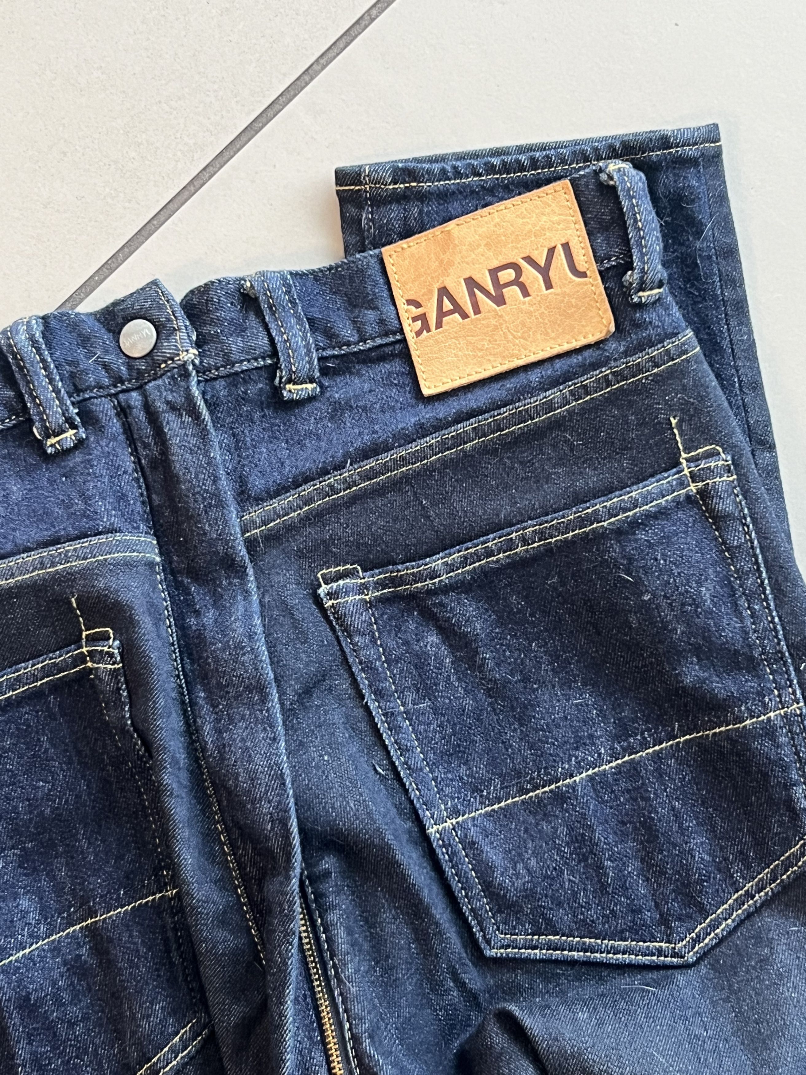 Ganryu Ganryu - Comme des garcons, Rise Zipper Jean Size US 32 / EU 48 - 5 Thumbnail