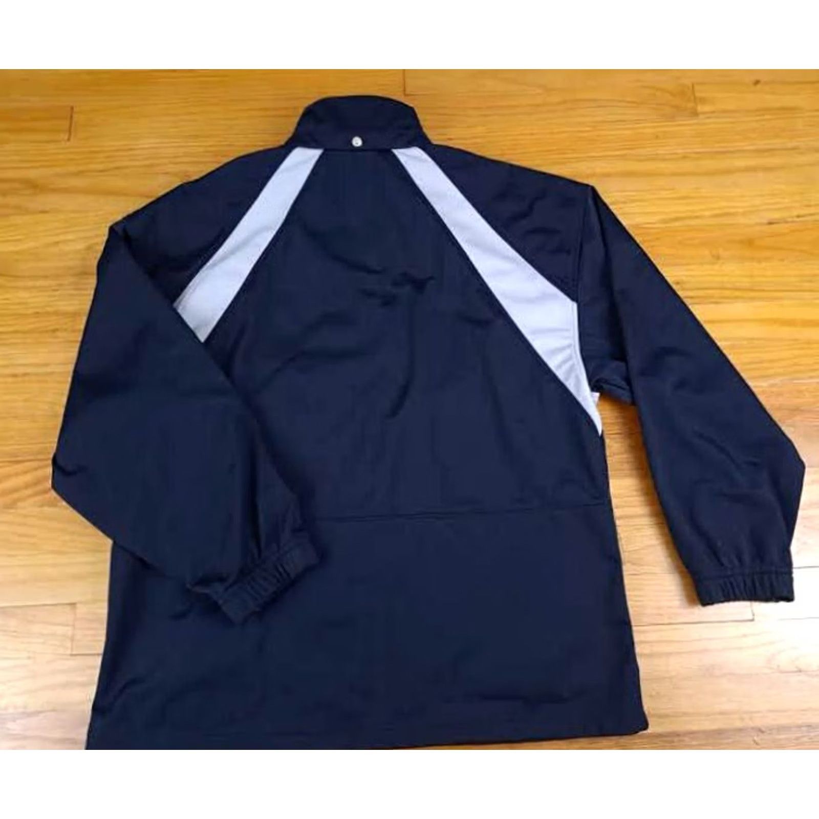 O'Neill VINTAGE Shaquille O'Neil Full Zip Track Warm-Up Top Sweatshirt Men M Black Shaq 29in long 24in chest Size US M / EU 48-50 / 2 - 7 Thumbnail