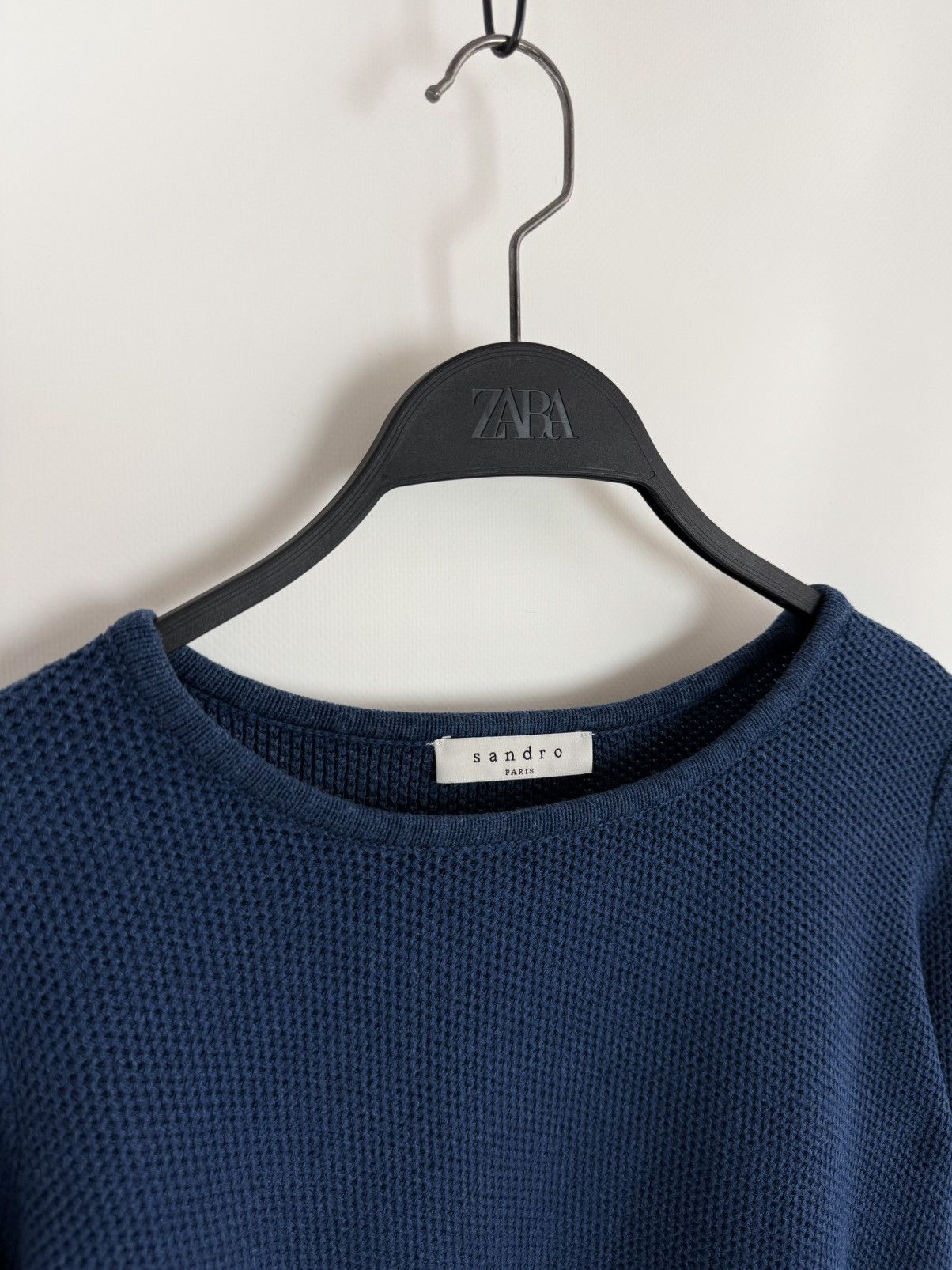 Sandro Sandro Paris Knit Cropped Sweater Size M / US 6-8 / IT 42-44 - 4 Thumbnail