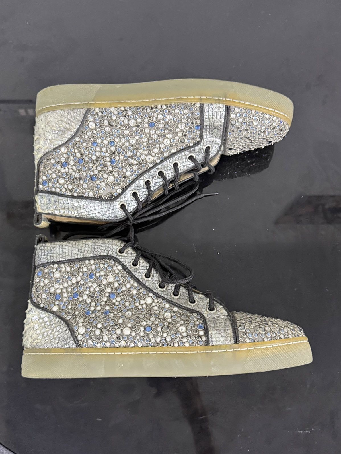 Christian Louboutin Vintage Christian Louboutin Louis Python Strass High Top Size US 7.5 / EU 40-41 - 4 Thumbnail