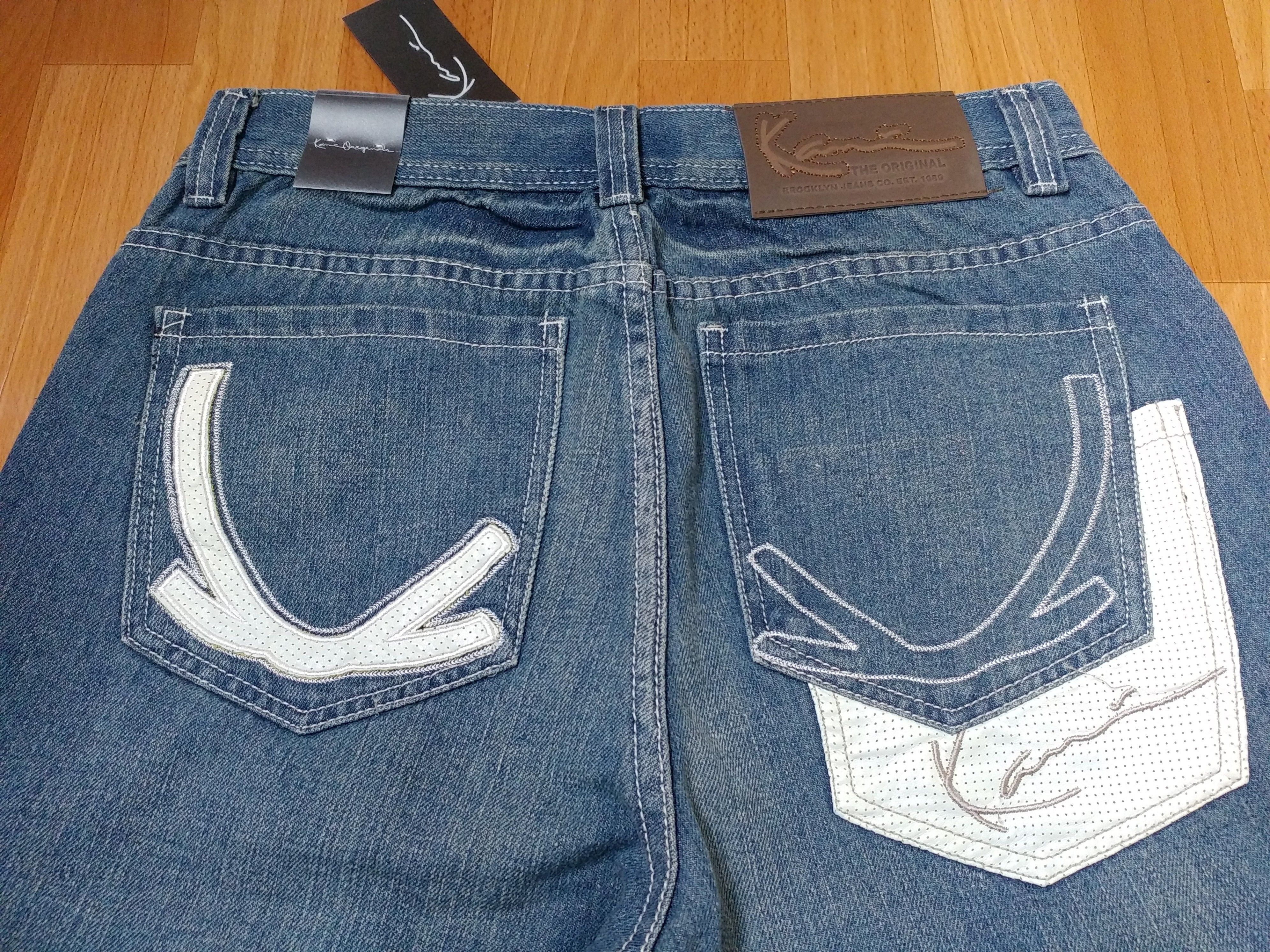 Karl Kani KARL KANI shorts, vintage hip hop baggy jeans, 90s size W 30 Size US 30 / EU 46 - 7 Thumbnail