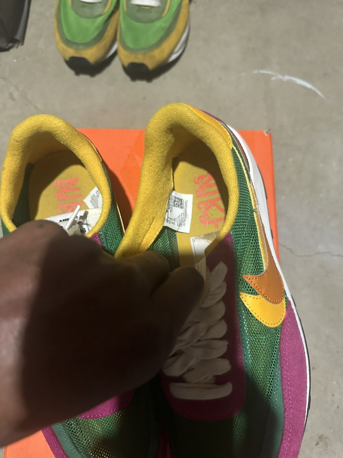 Nike × Sacai Nike x Sacai LD Waffle Pine Green Size US 11 / EU 44 - 10 Thumbnail