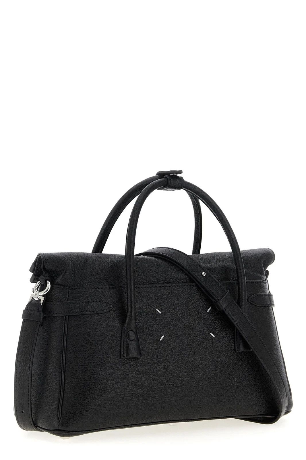 Maison Margiela Margiela 5AC Classique E/W Black Leather Top Handle Size ONE SIZE - 2 Thumbnail