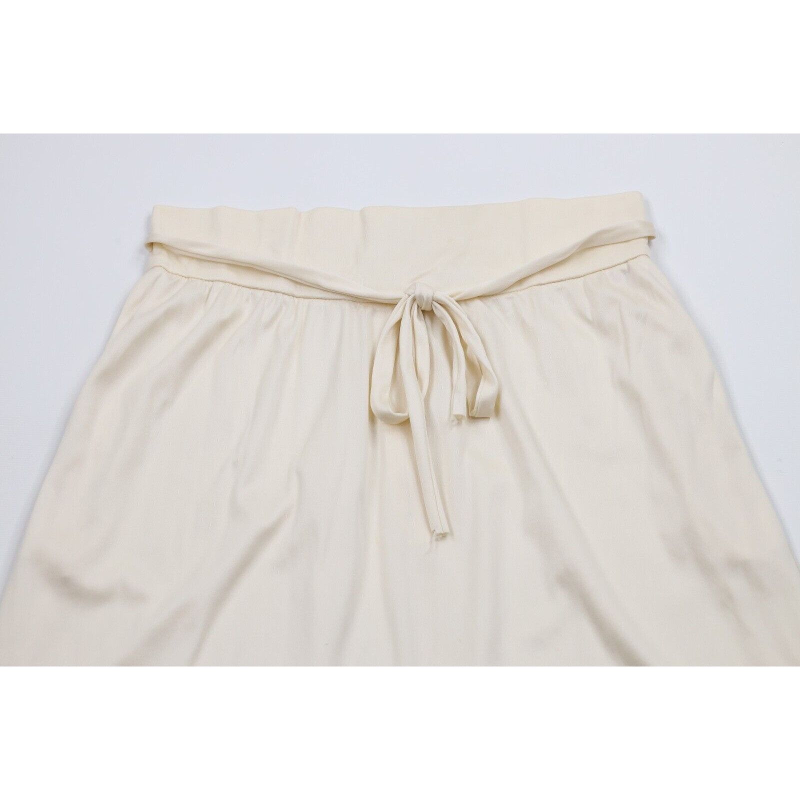 Vintage Vintage 70s Streetwear Sheer Tie Front Knit Skirt Size 38" / US 16 / IT 52 - 2 Thumbnail