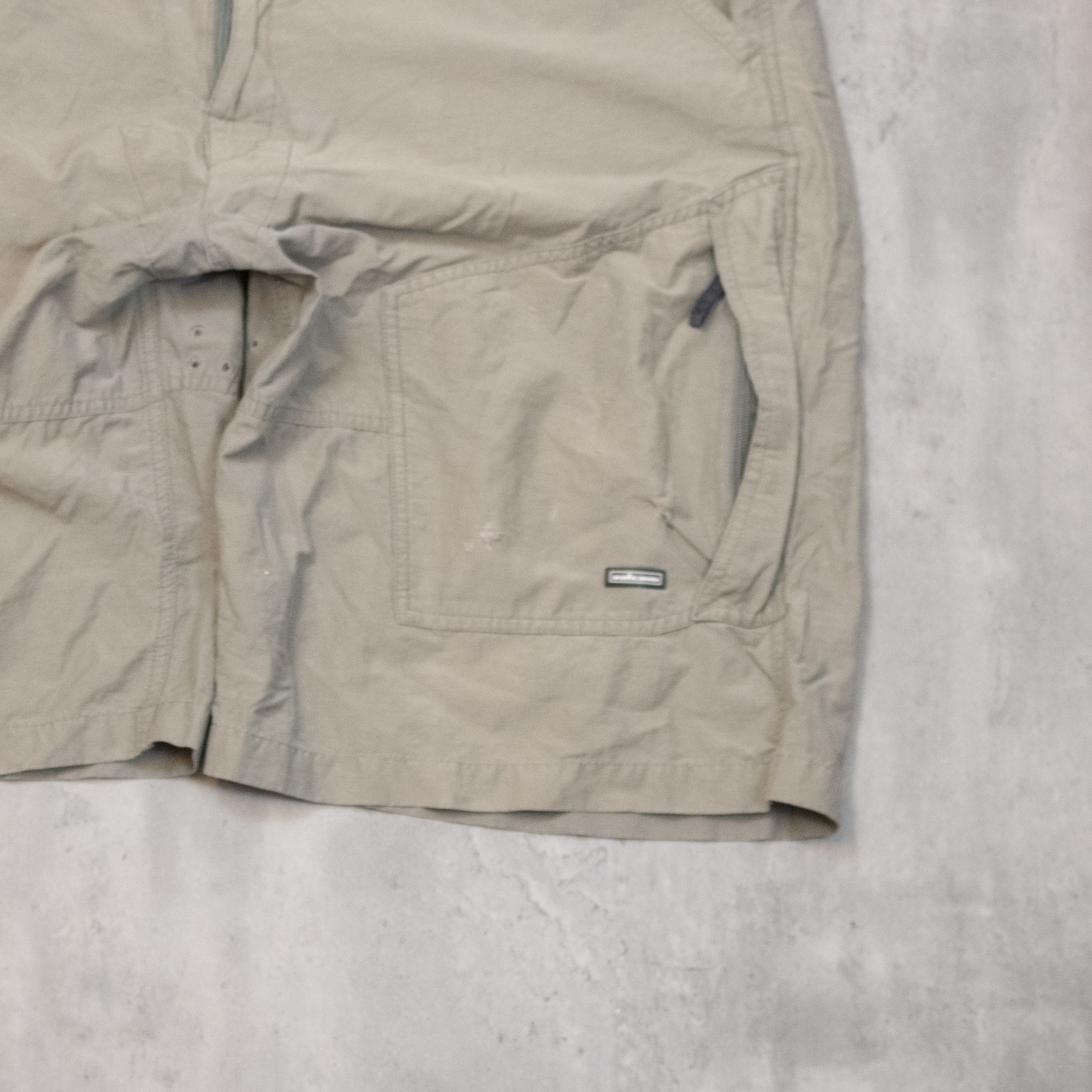 Volcom Y2K Volcom Baggy Cargo Olive Grey Baggy Relax Shorts Size US 36 / EU 52 - 3 Thumbnail