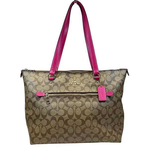 Coach Coach Coach Signature PVC 2way Shoulder Bag Plastic / Synthetic Shoulder Bag 79609 DUTY FREE for USA Size ONE SIZE - 1 Thumbnail