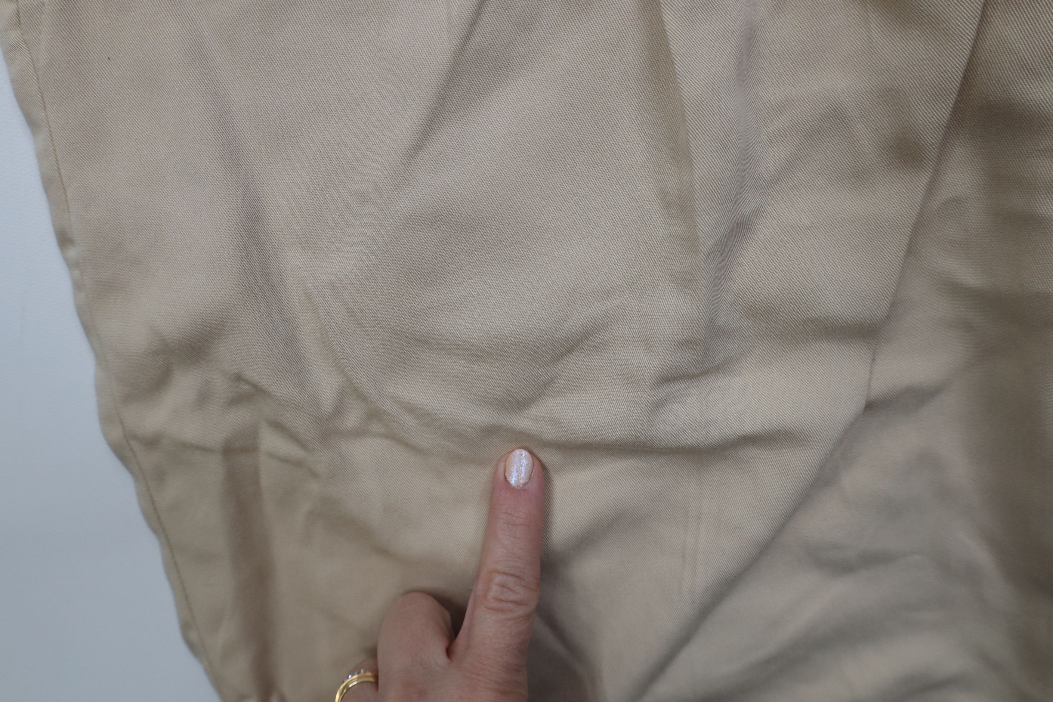 Vintage Deadstock Vintage 90s Streetwear Gabardine Chino Shorts USA Size US 38 / EU 54 - 5 Thumbnail