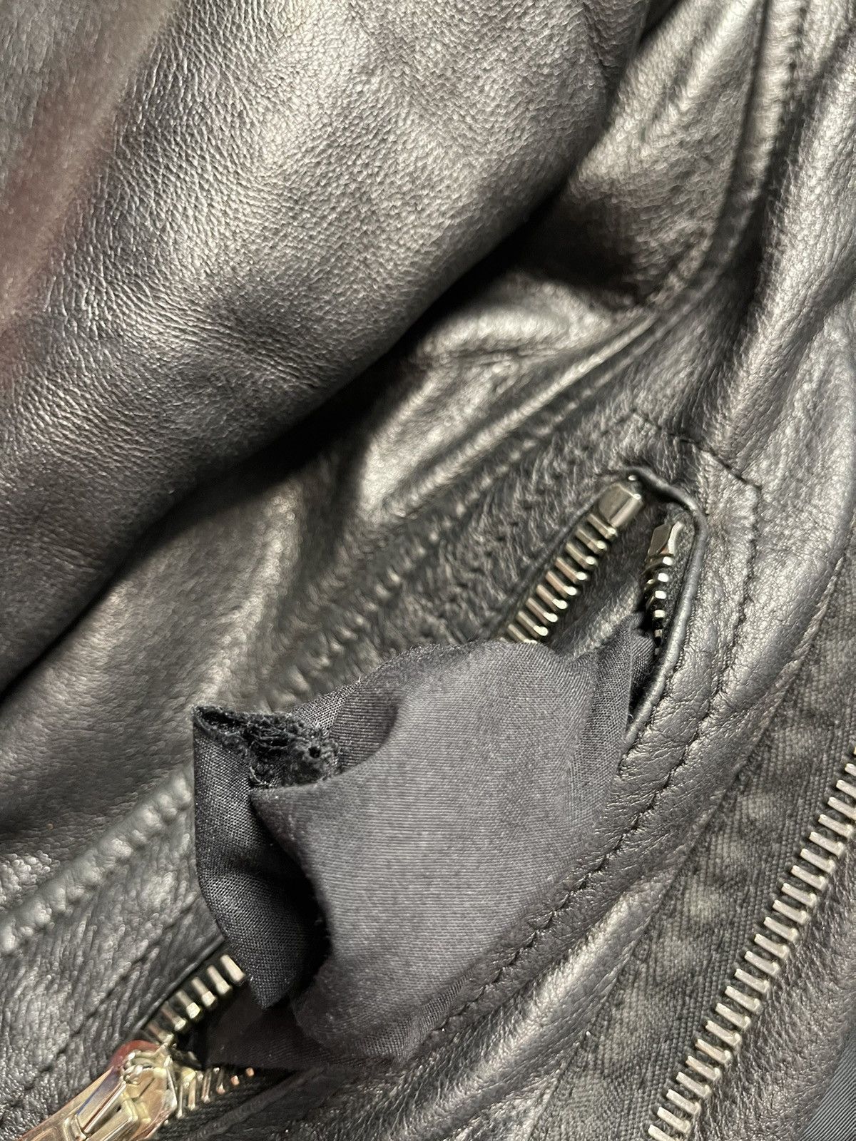 Balenciaga Balenciaga Motorcycle Leather Jacket Size 44 Woman Size M / US 6-8 / IT 42-44 - 16 Thumbnail